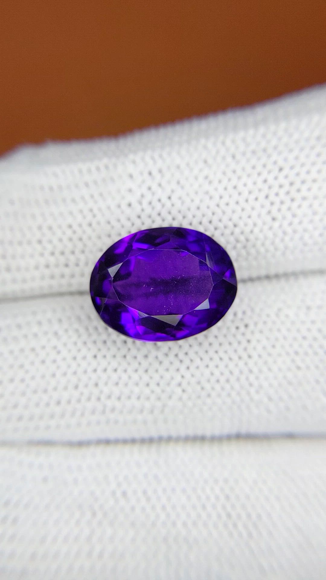 8.31 Ct. Purple Amethyst from Ceylon (Sri Lanka) Size Video