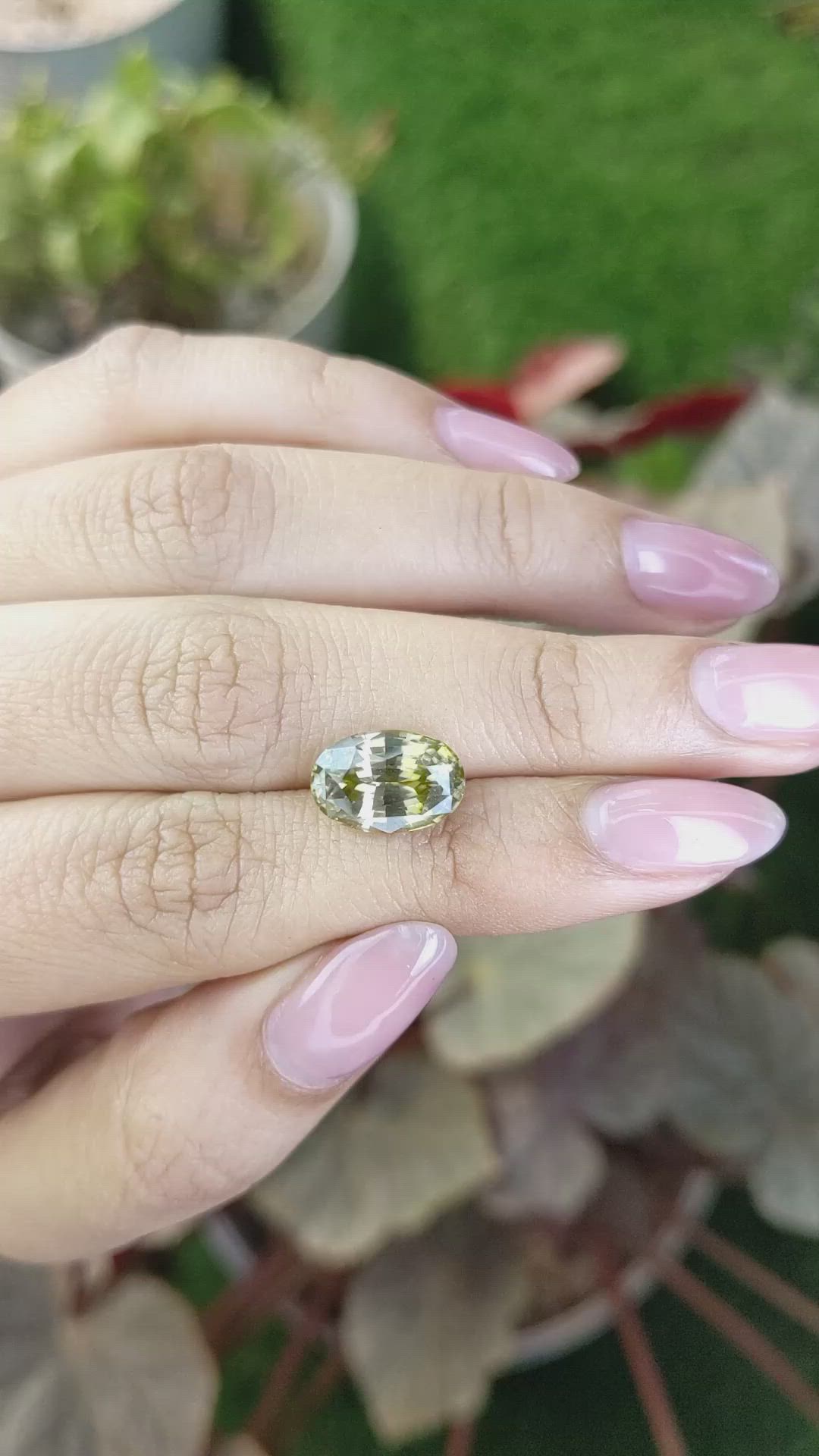 6.07 Ct. Yellowish Brown Zircon from Ceylon (Sri Lanka) Size Video