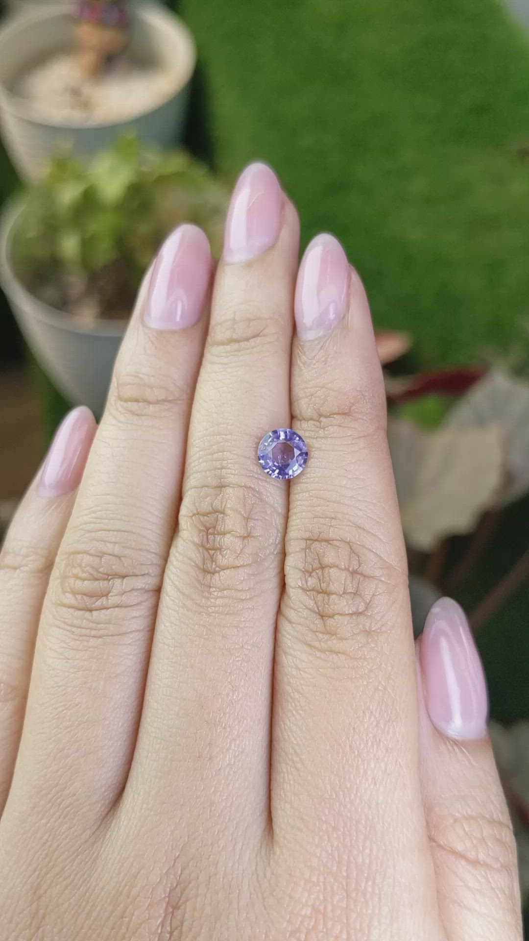 1.03 Ct. Purple Spinel from Ceylon (Sri Lanka) Size Video