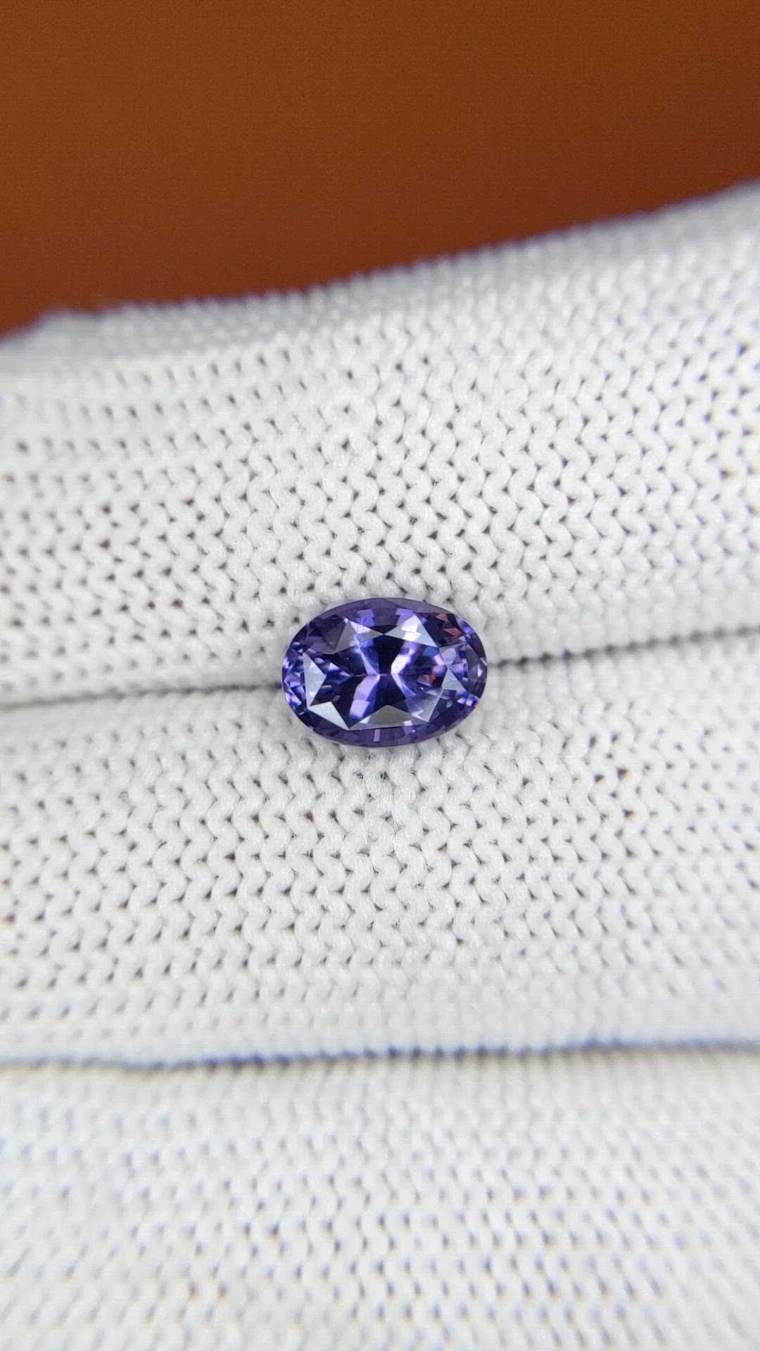 1.52 Ct. Purple Spinel from Ceylon (Sri Lanka) Size Video