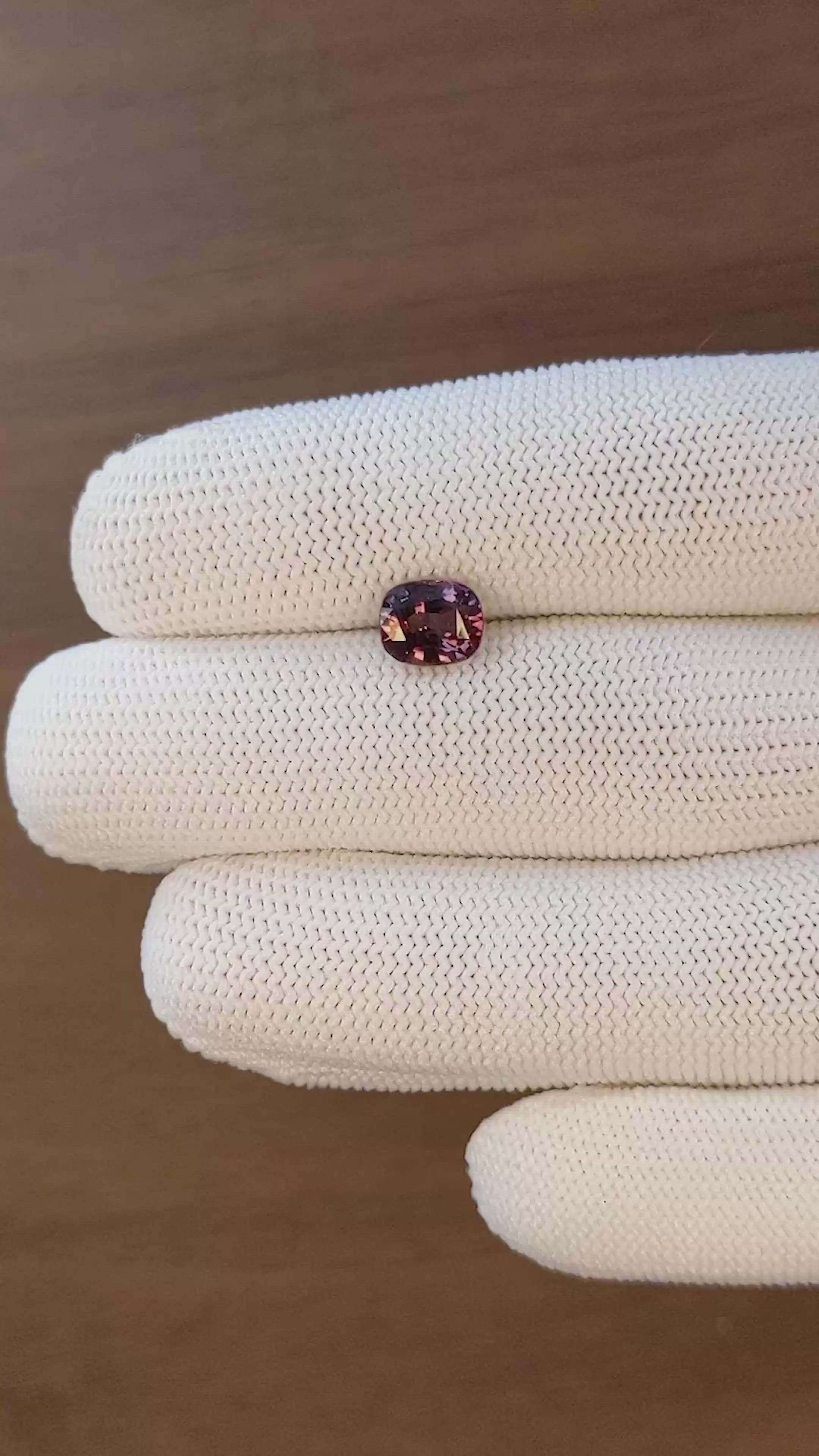 2.01 Ct. Color Change Garnet from Madagascar Size Video