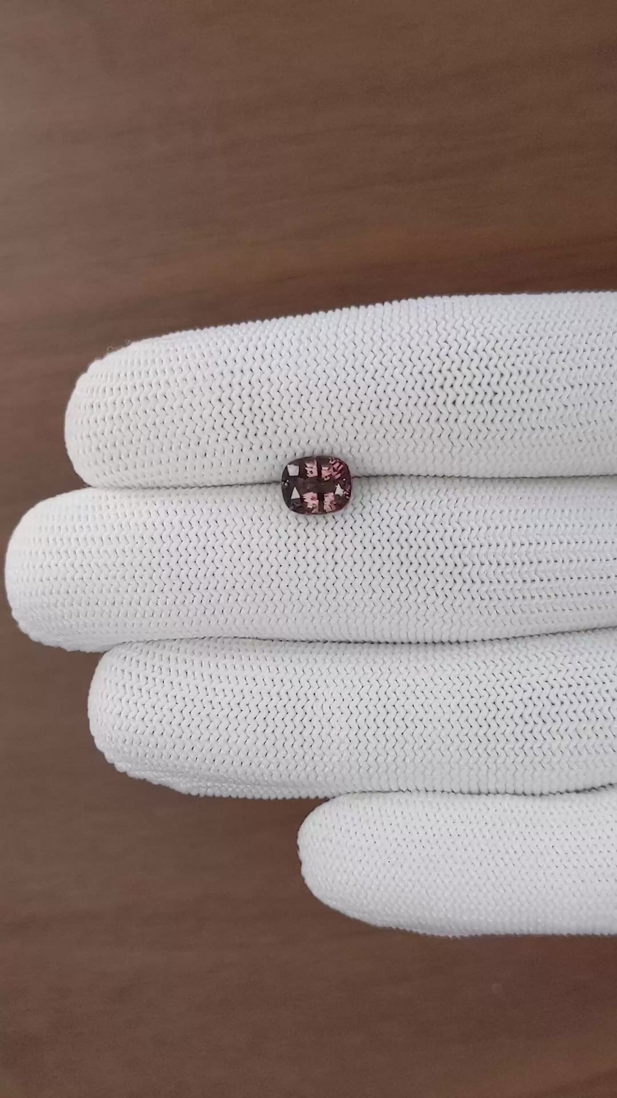 2.01 Ct. Color Change Garnet from Madagascar Size Video