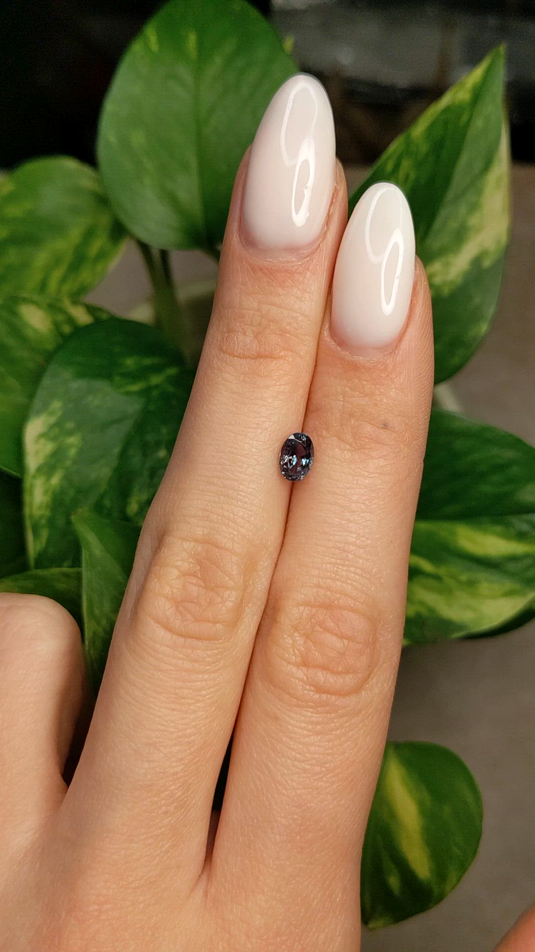 0.82 Ct. Alexandrite from Brazil Size Video