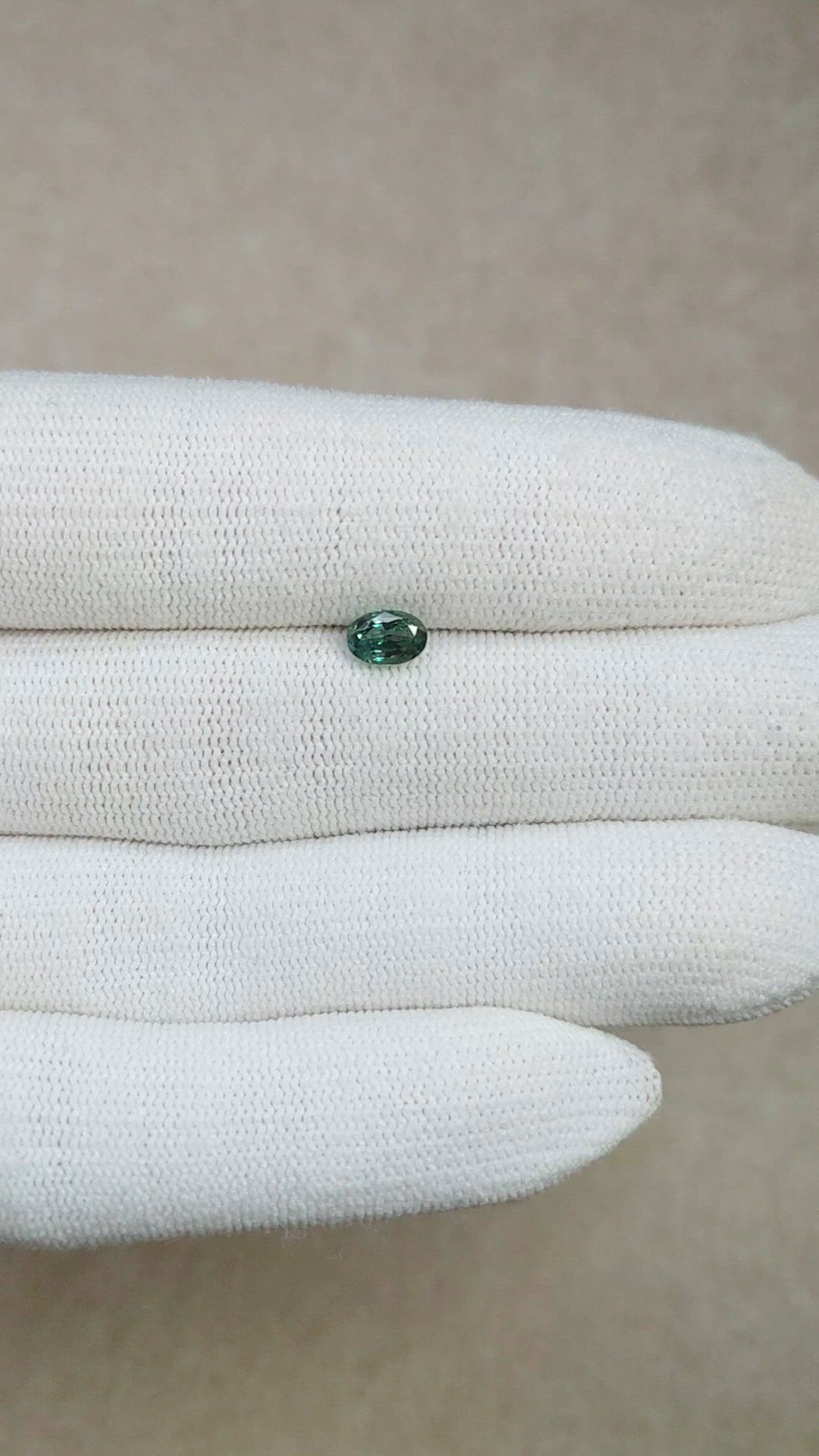 0.82 Ct. Alexandrite from Brazil Size Video