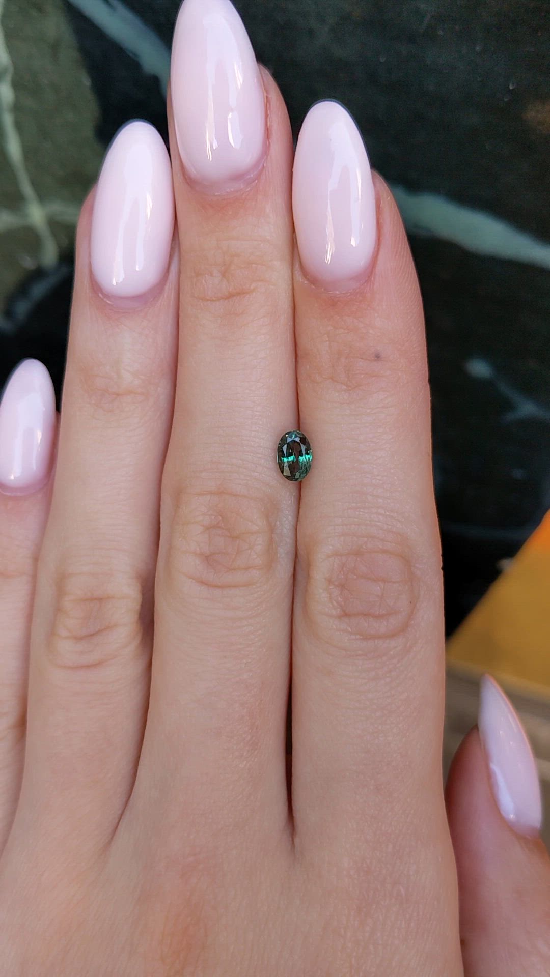 0.82 Ct. Alexandrite from Brazil Size Video