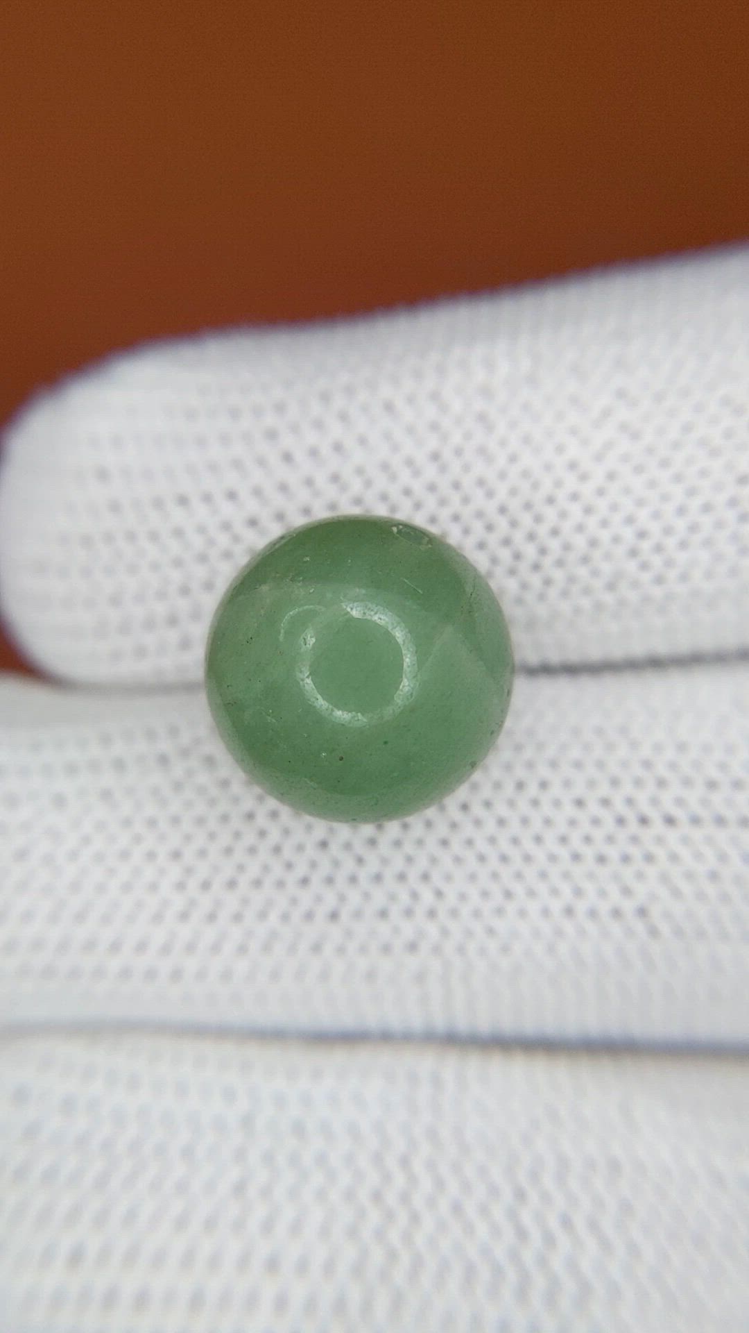 12.26 Ct. Green Jade from Burma (Myanmar) Size Video
