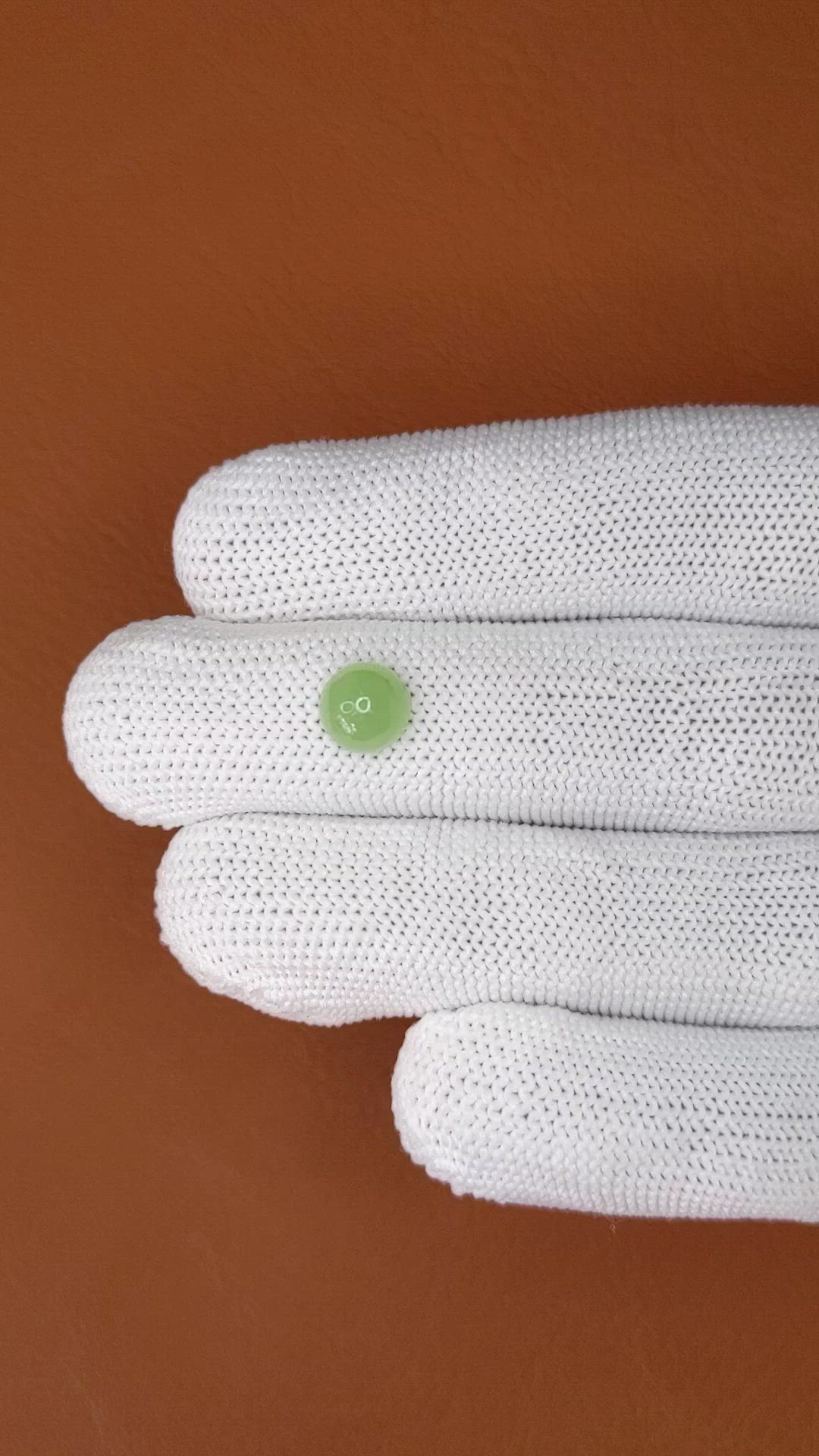 1.78 Ct. Green Cabochon Jade from Burma (Myanmar) Size Video