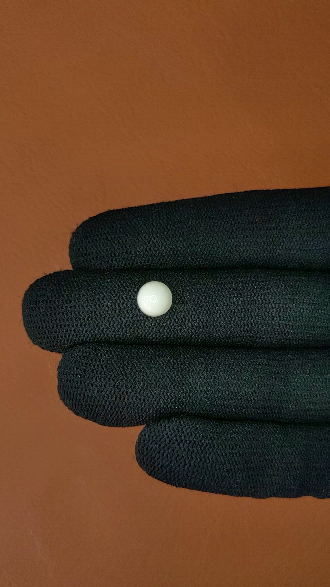 1.94 Ct. Salmon and White Cabochon Coral from Australia Size Video