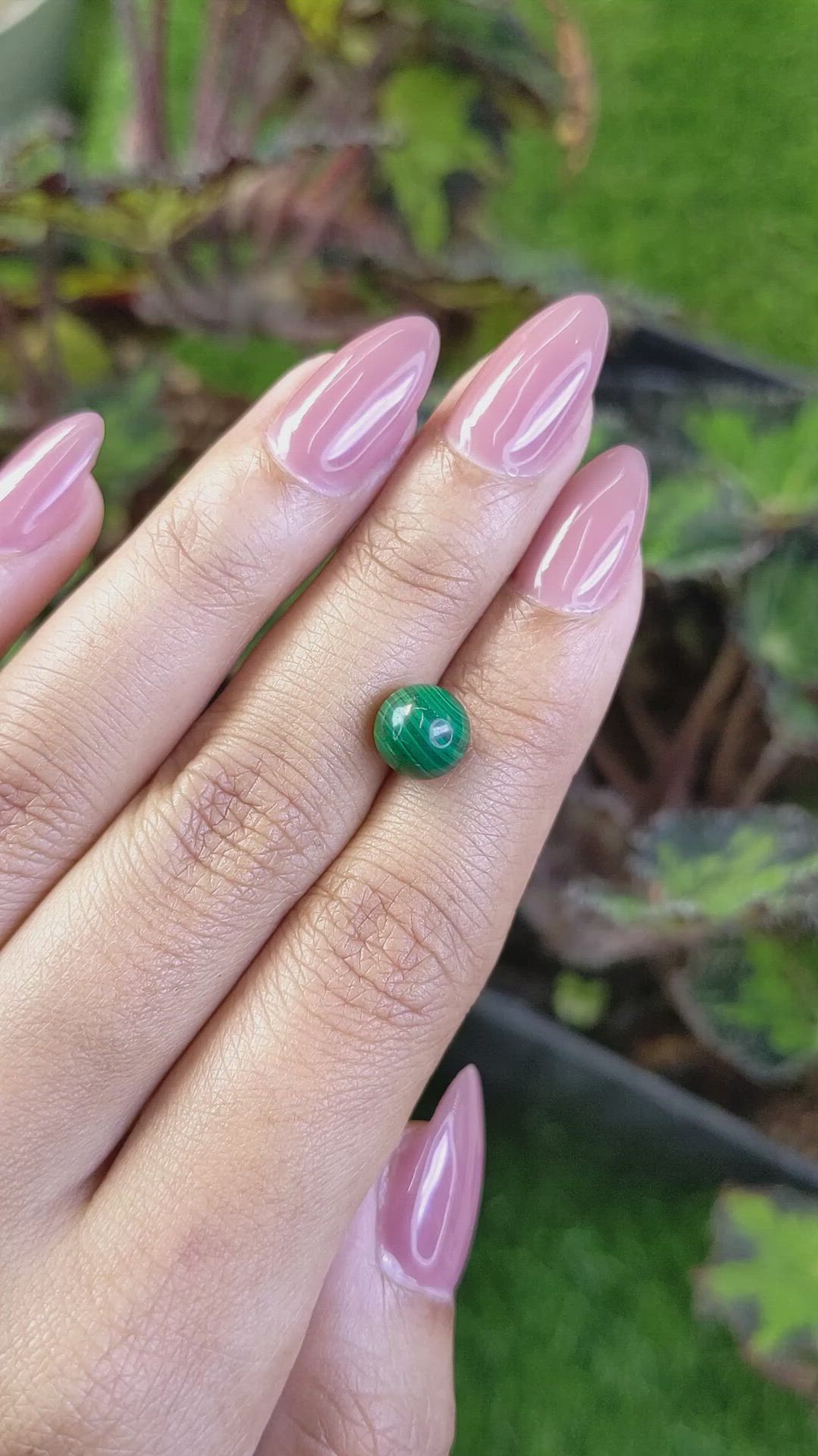 4.74 Ct. Malachite from Australia Size Video