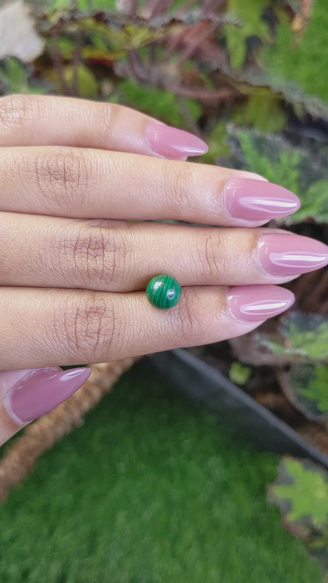 4.74 Ct. Malachite from Australia Size Video