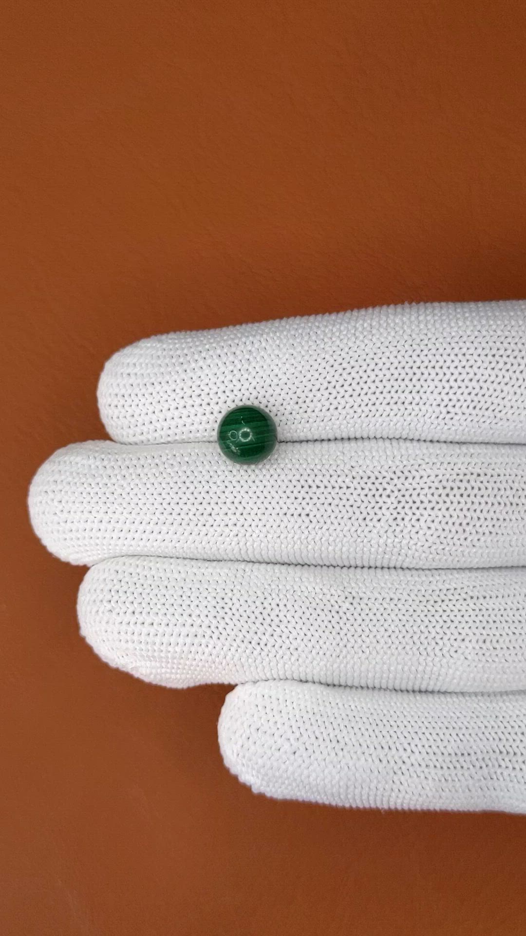 4.74 Ct. Malachite from Australia Size Video