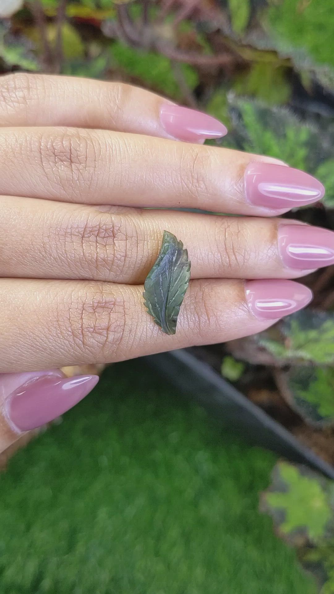 3.45 Ct. Green Jade from Burma (Myanmar) Size Video