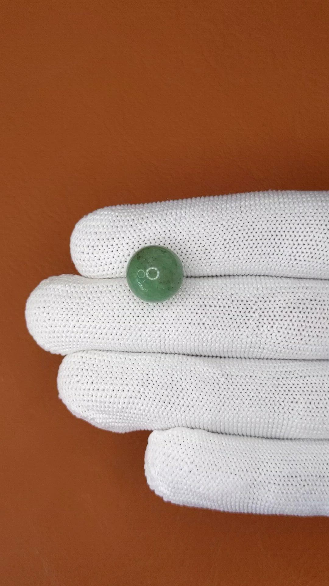 10.21 Ct. Green Jade from Burma (Myanmar) Size Video