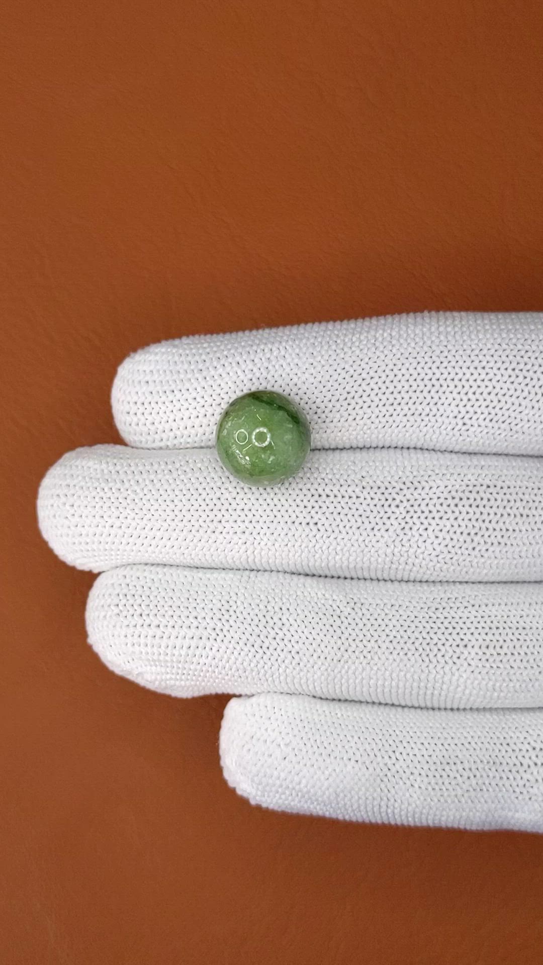 12.96 Ct. Green Jade from Burma (Myanmar) Size Video