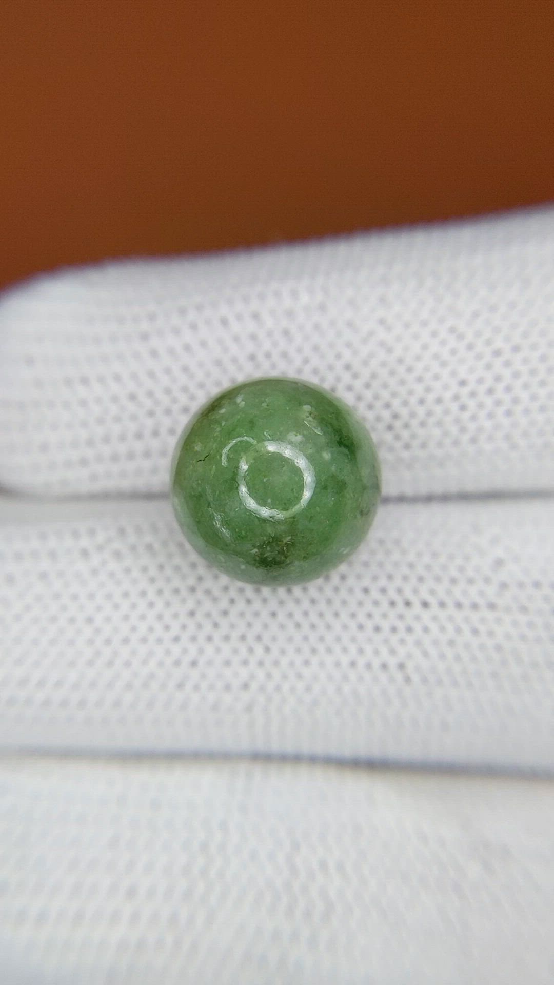 12.96 Ct. Green Jade from Burma (Myanmar) Size Video