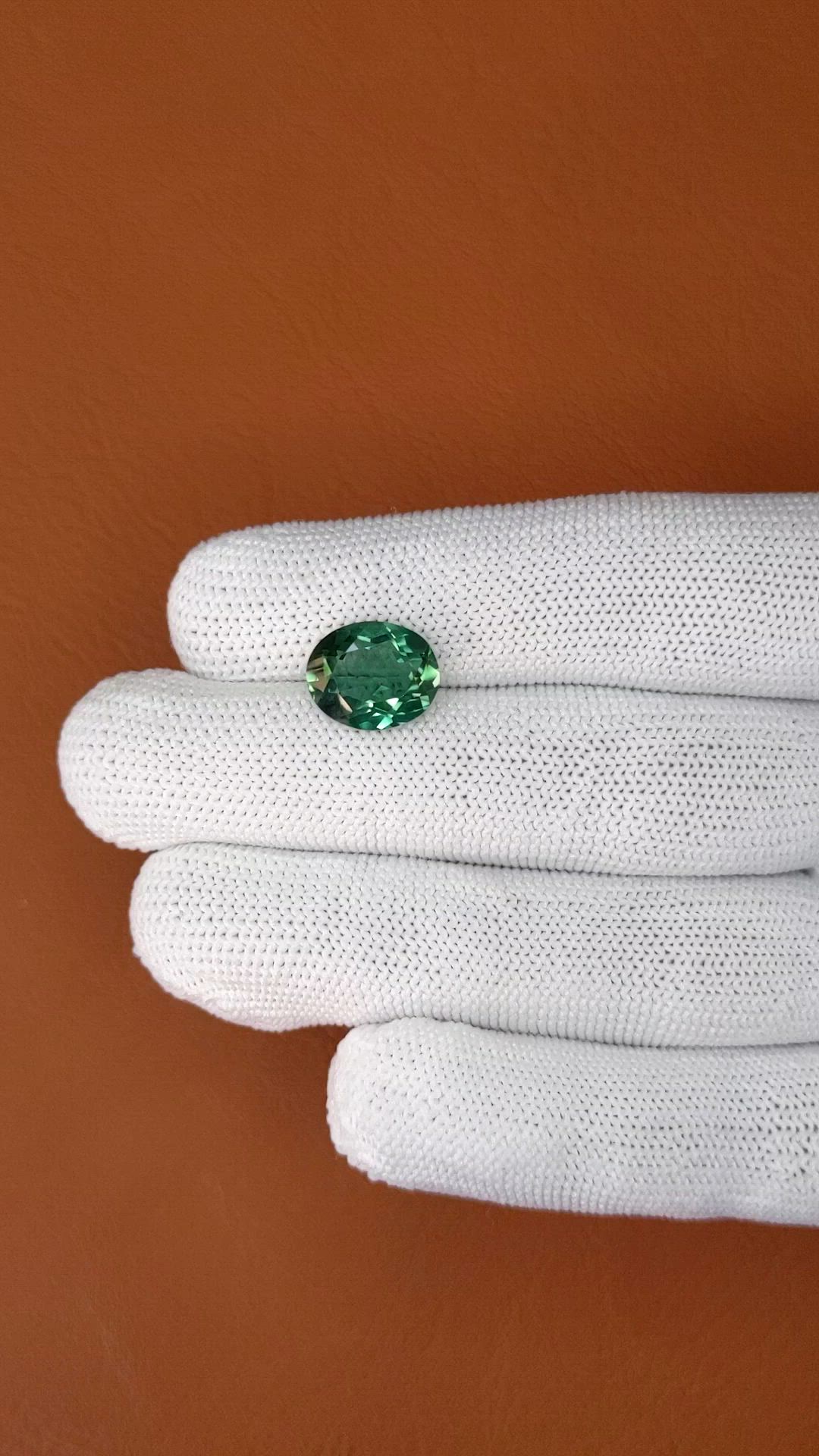 4.12 Ct. Green Prasiolite from Madagascar Size Video