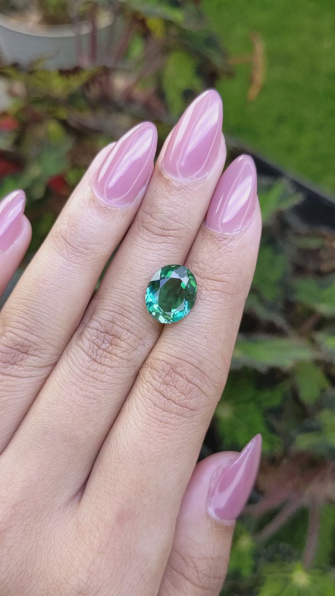 4.12 Ct. Green Prasiolite from Madagascar Size Video