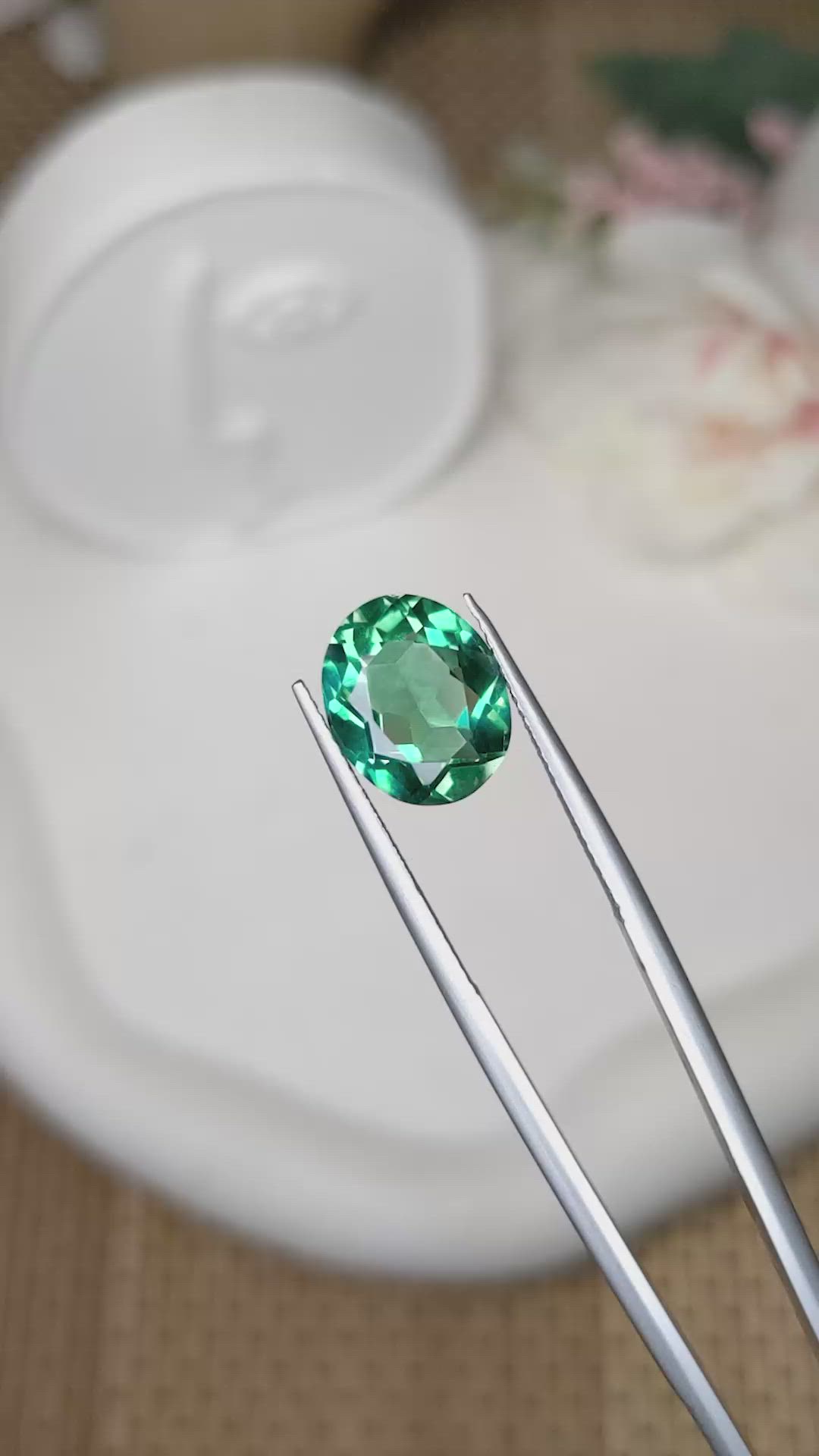 4.12 Ct. Green Prasiolite from Madagascar Size Video