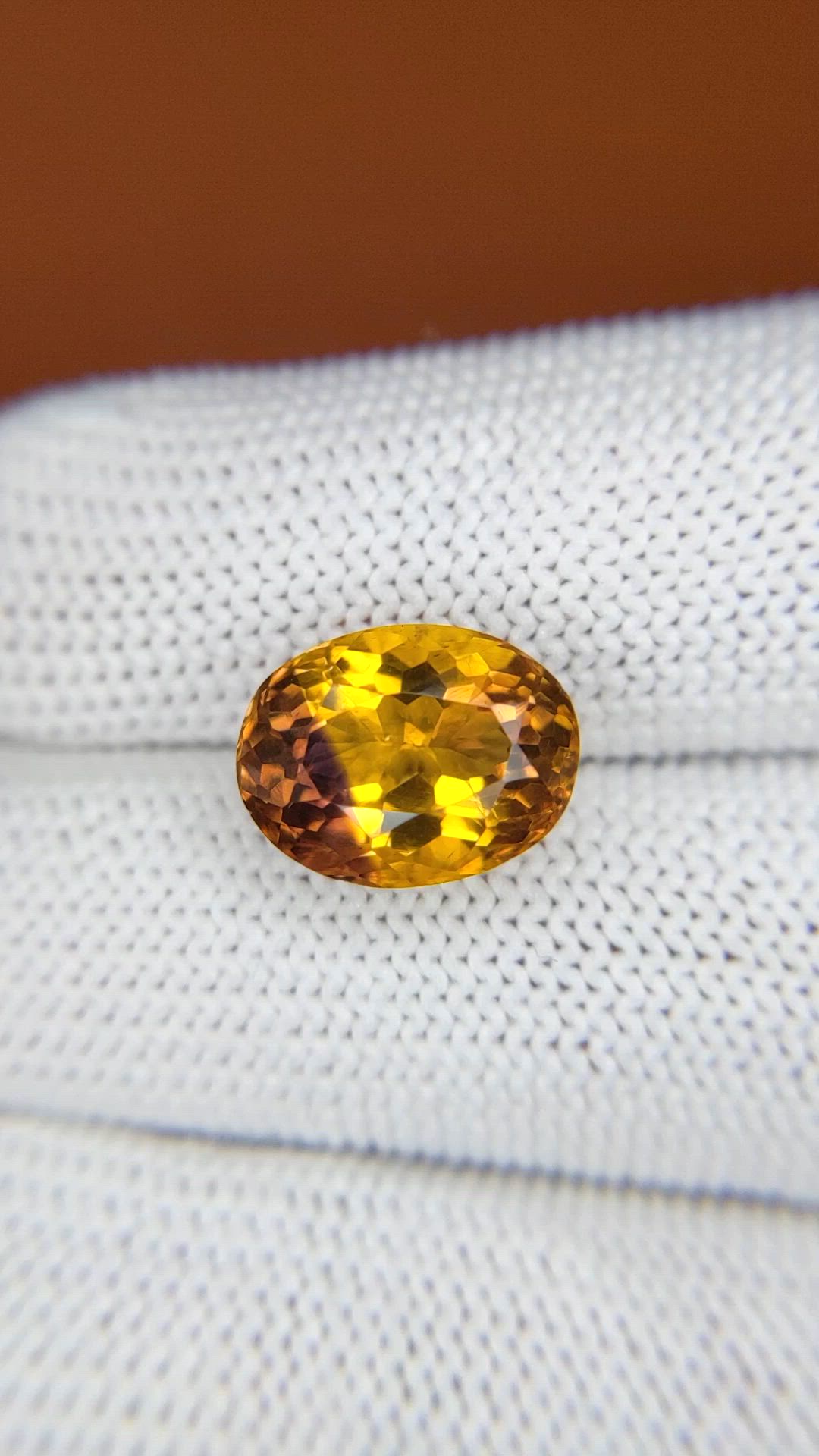 5.25 Ct. Bi Color Ametrine from Brazil Size Video