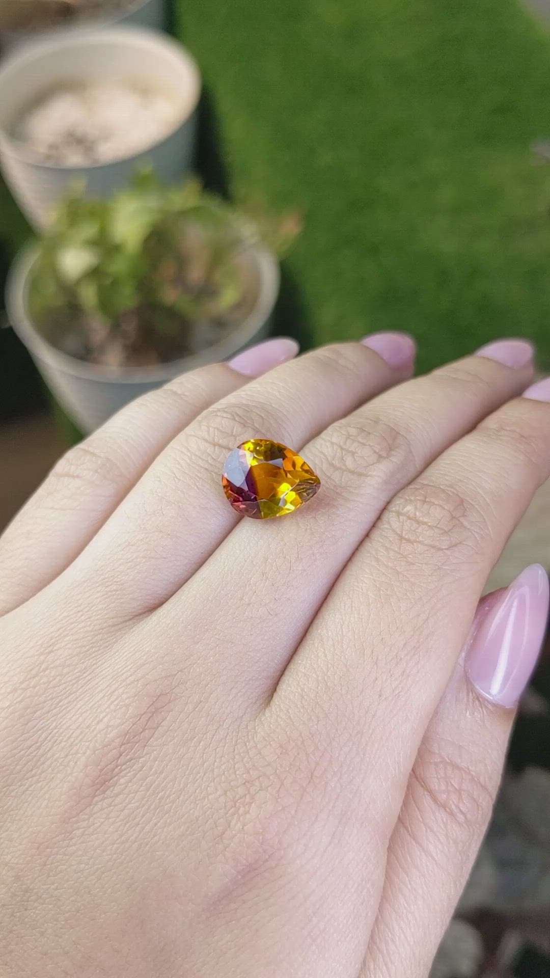 6.24 Ct. Bi Color Ametrine from Brazil Size Video