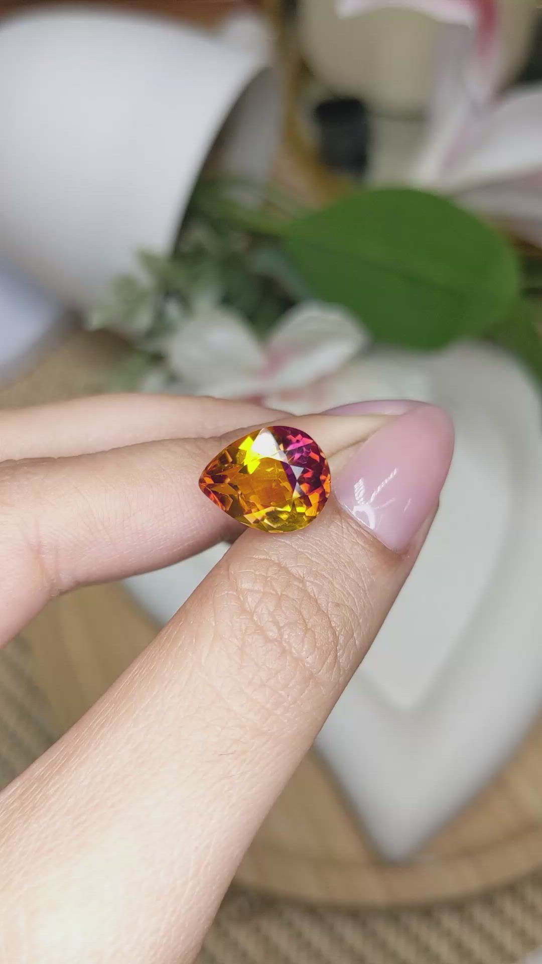 6.24 Ct. Bi Color Ametrine from Brazil Size Video