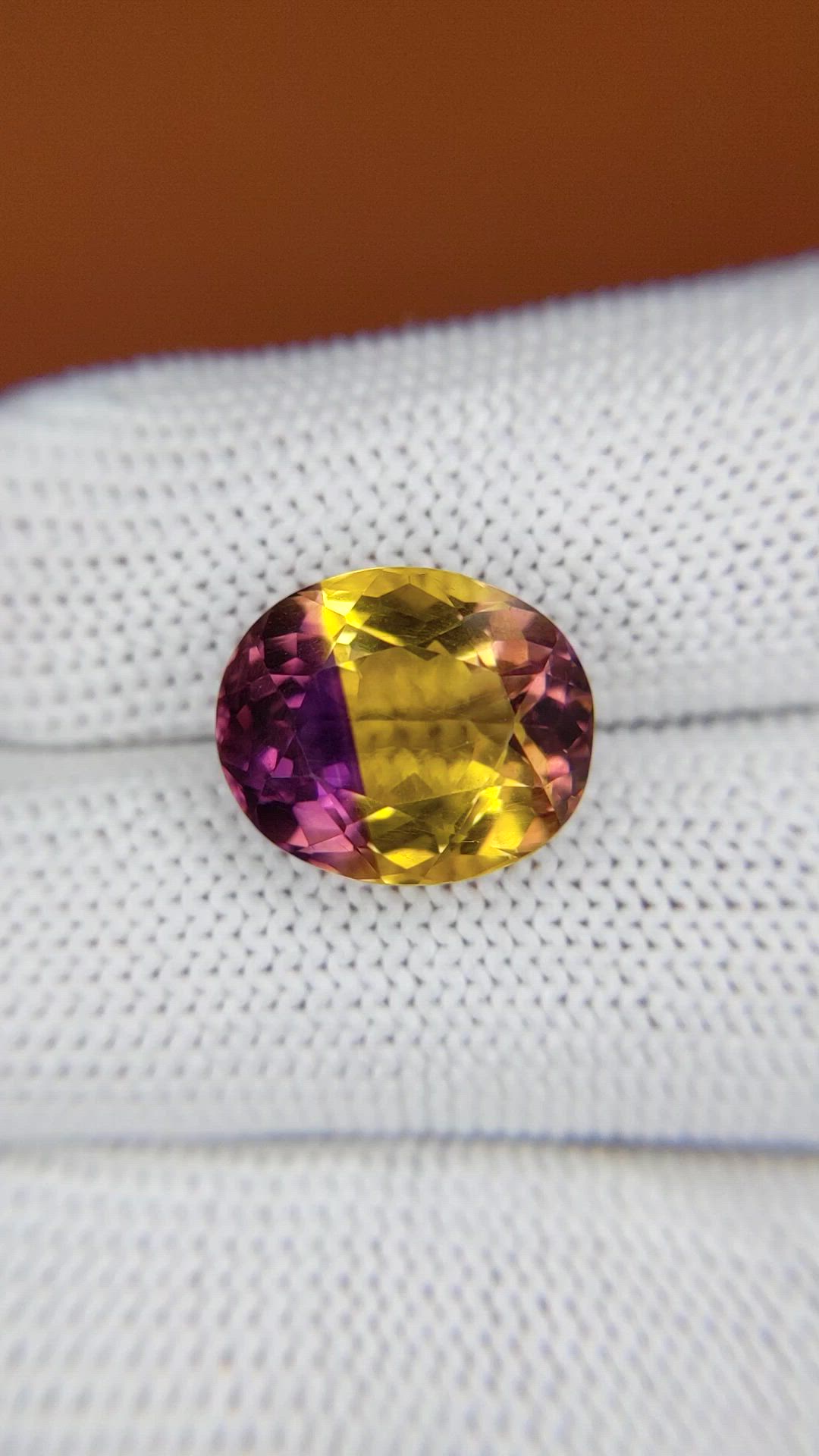 7.79 Ct. Bi Color Ametrine from Brazil Size Video