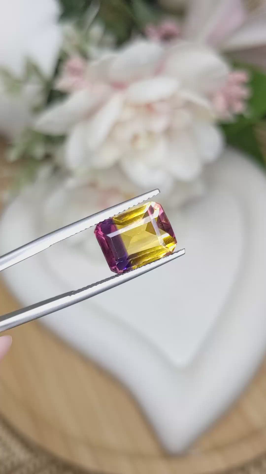 6.01 Ct. Bi Color Ametrine from Brazil Size Video