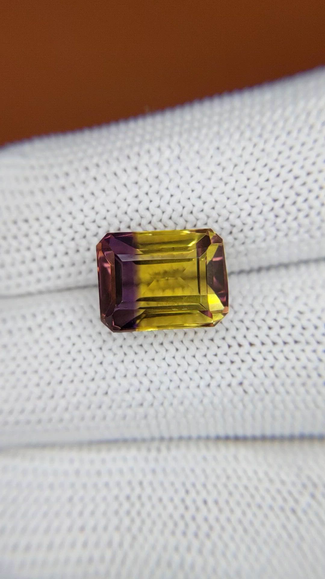6.01 Ct. Bi Color Ametrine from Brazil Size Video