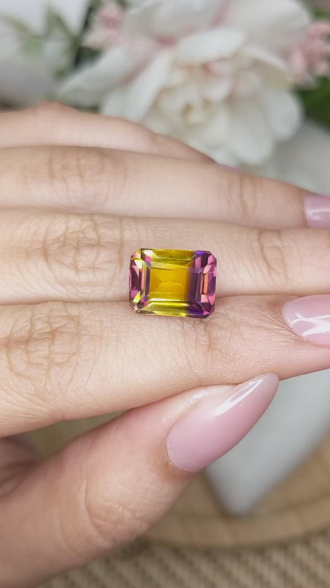 6.01 Ct. Bi Color Ametrine from Brazil Size Video