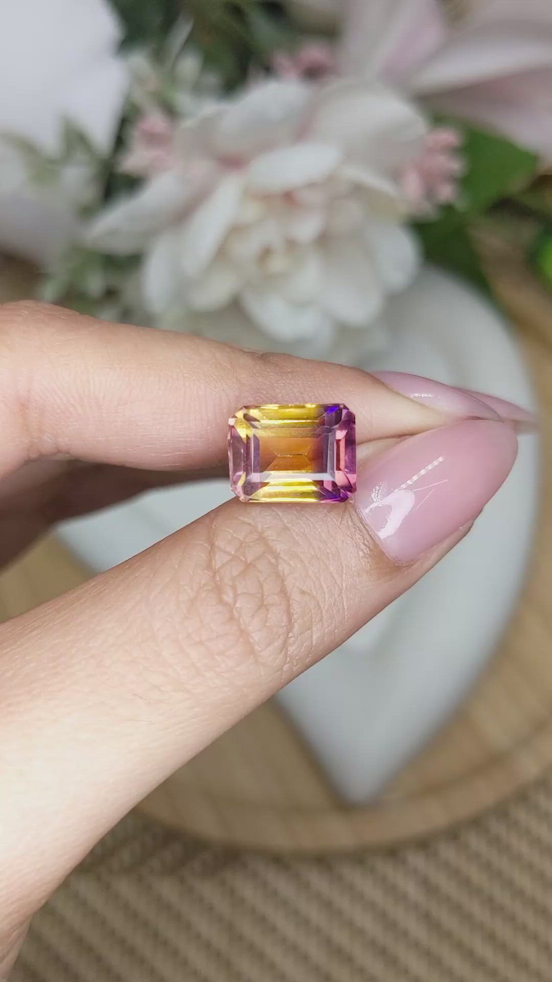 6.01 Ct. Bi Color Ametrine from Brazil Size Video