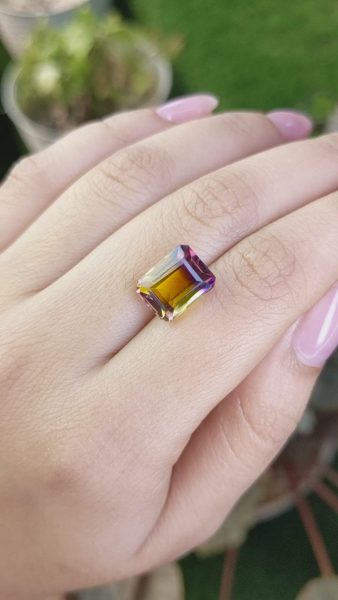 6.01 Ct. Bi Color Ametrine from Brazil Size Video