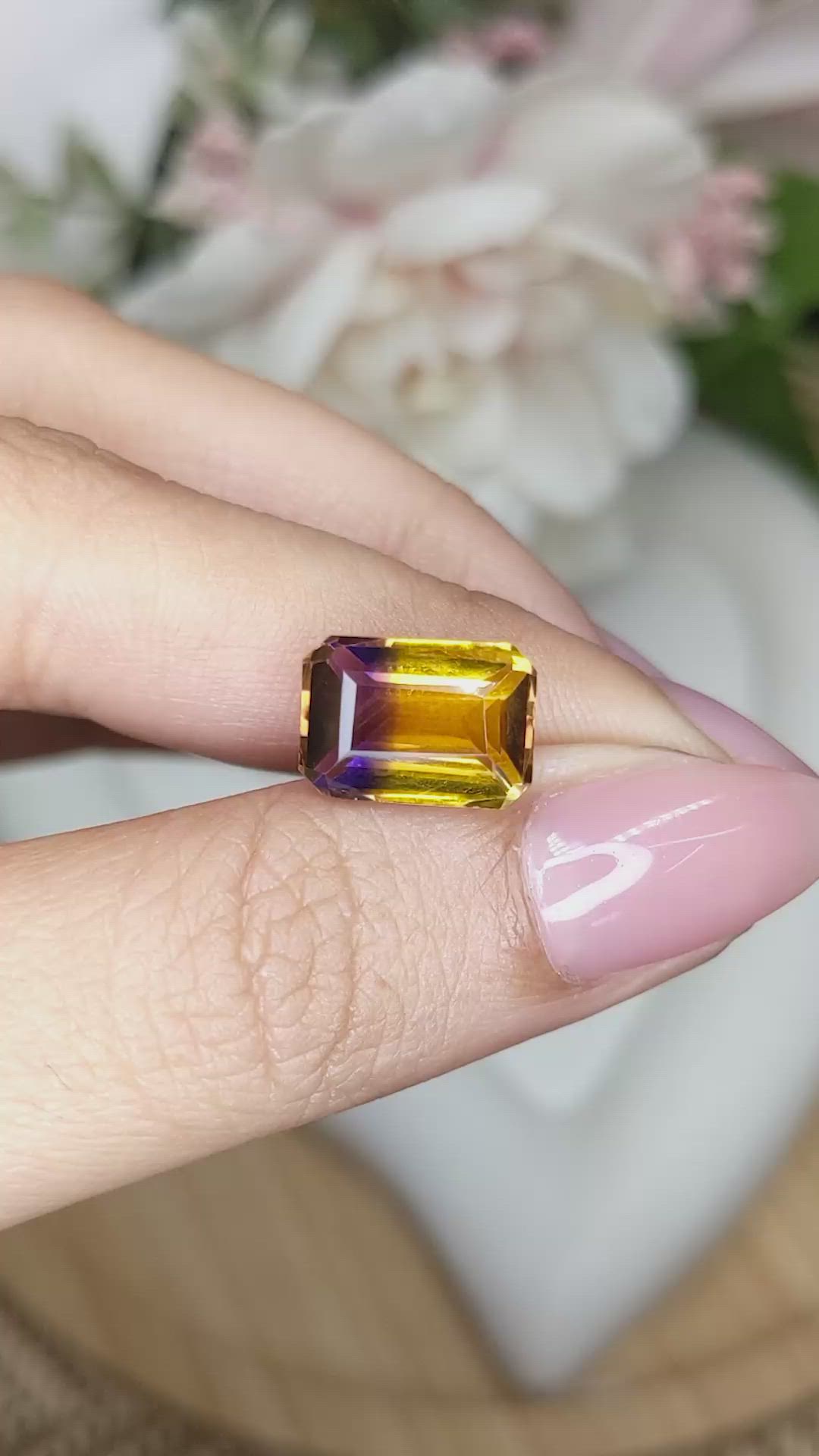 5.12 Ct. Bi Color Ametrine from Brazil Size Video