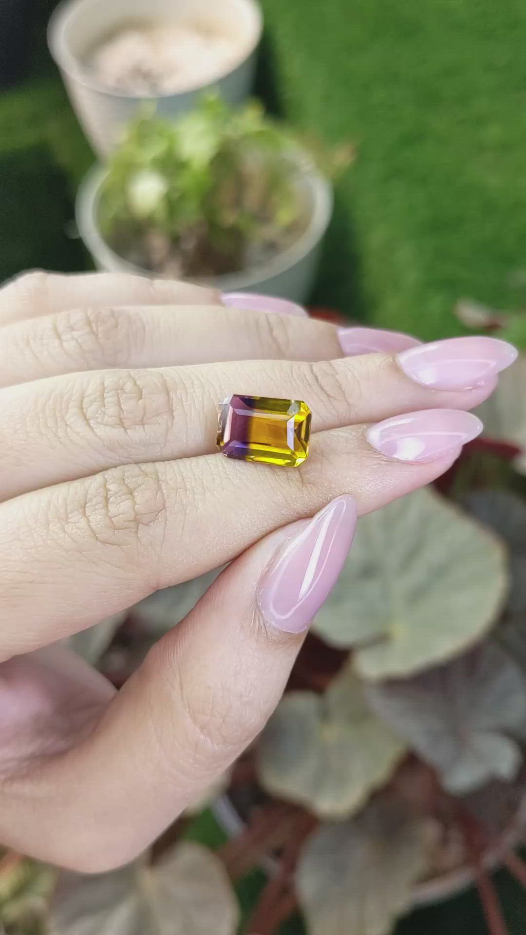5.12 Ct. Bi Color Ametrine from Brazil Size Video
