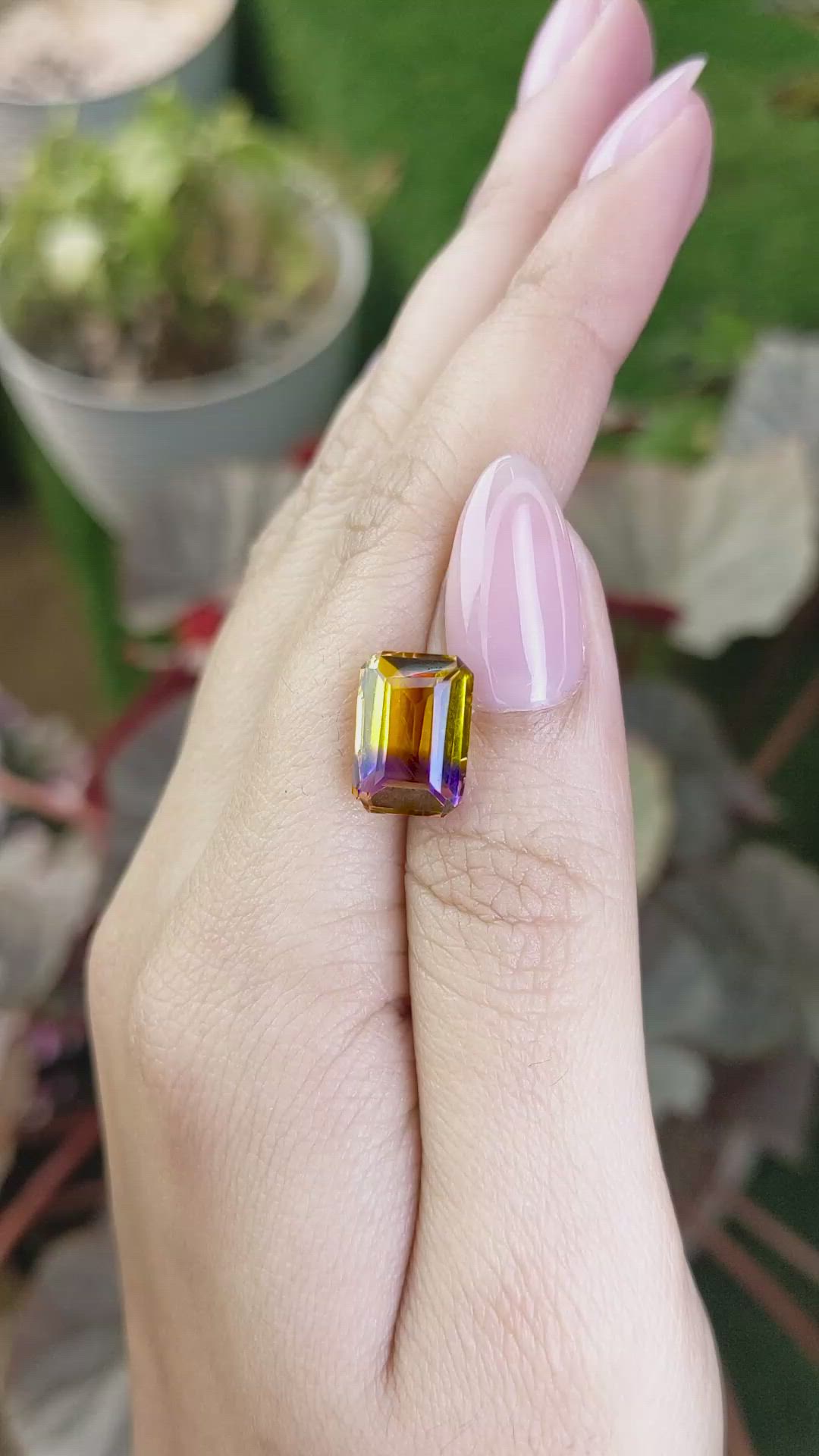 5.12 Ct. Bi Color Ametrine from Brazil Size Video