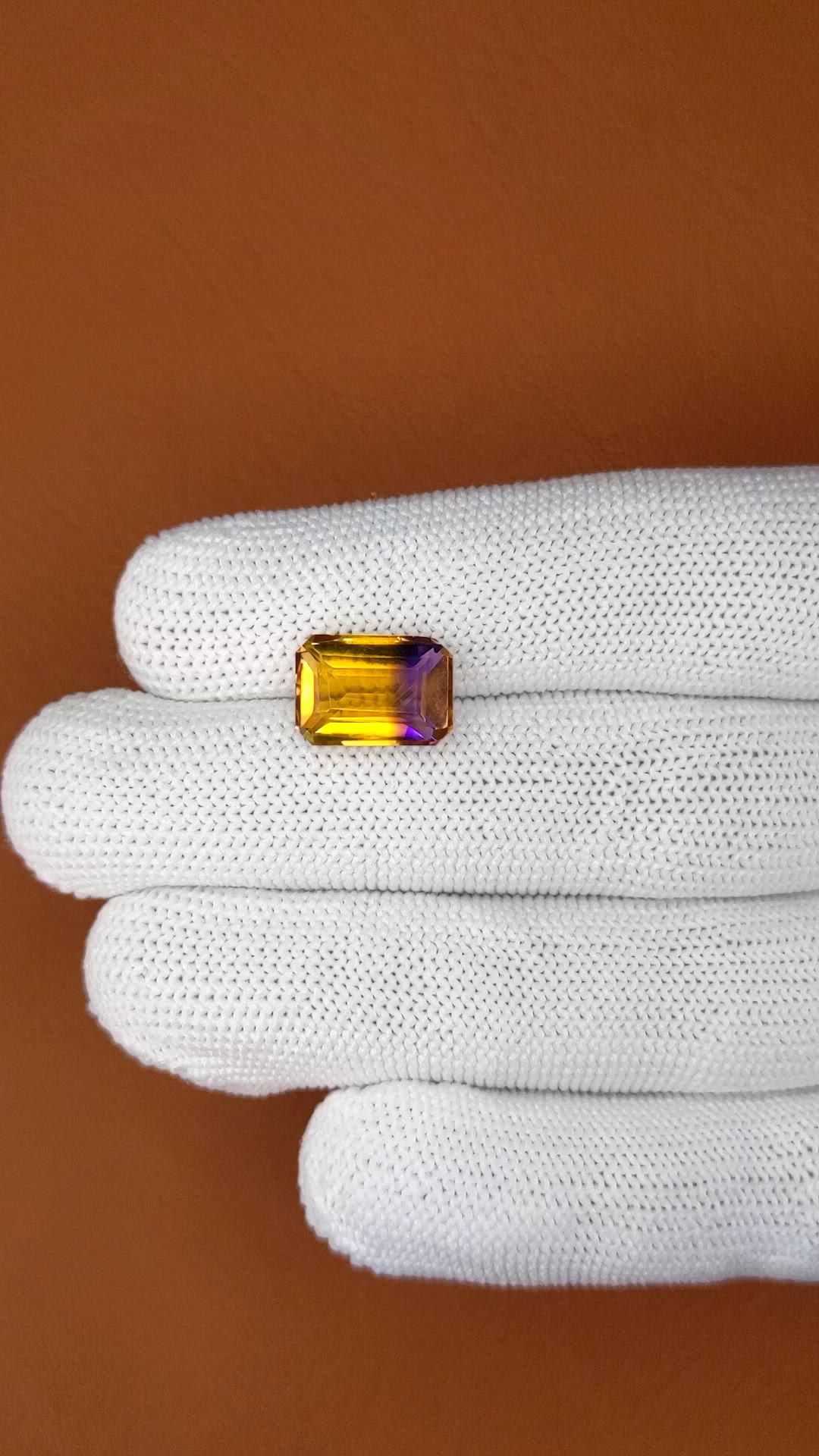 5.12 Ct. Bi Color Ametrine from Brazil Size Video