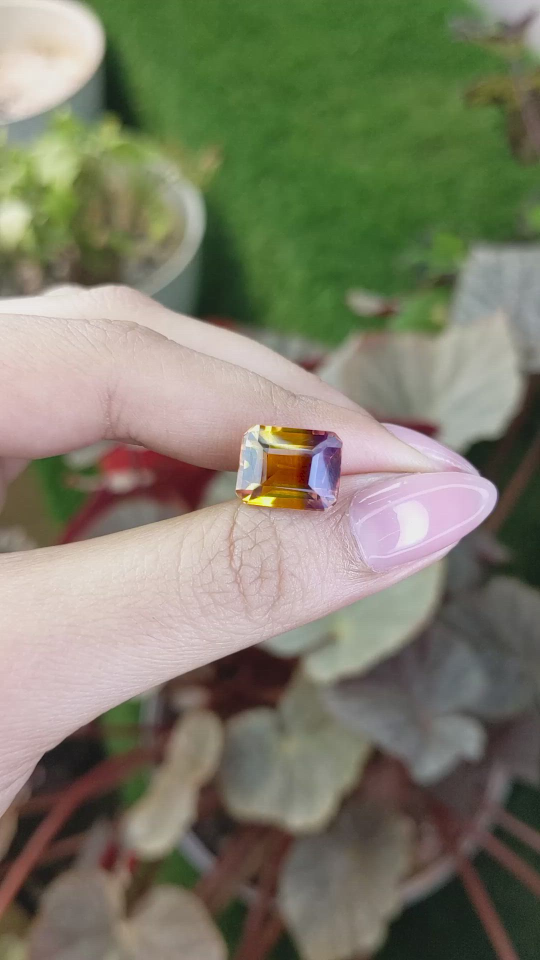 7.38 Ct. Bi Color Ametrine from Brazil Size Video
