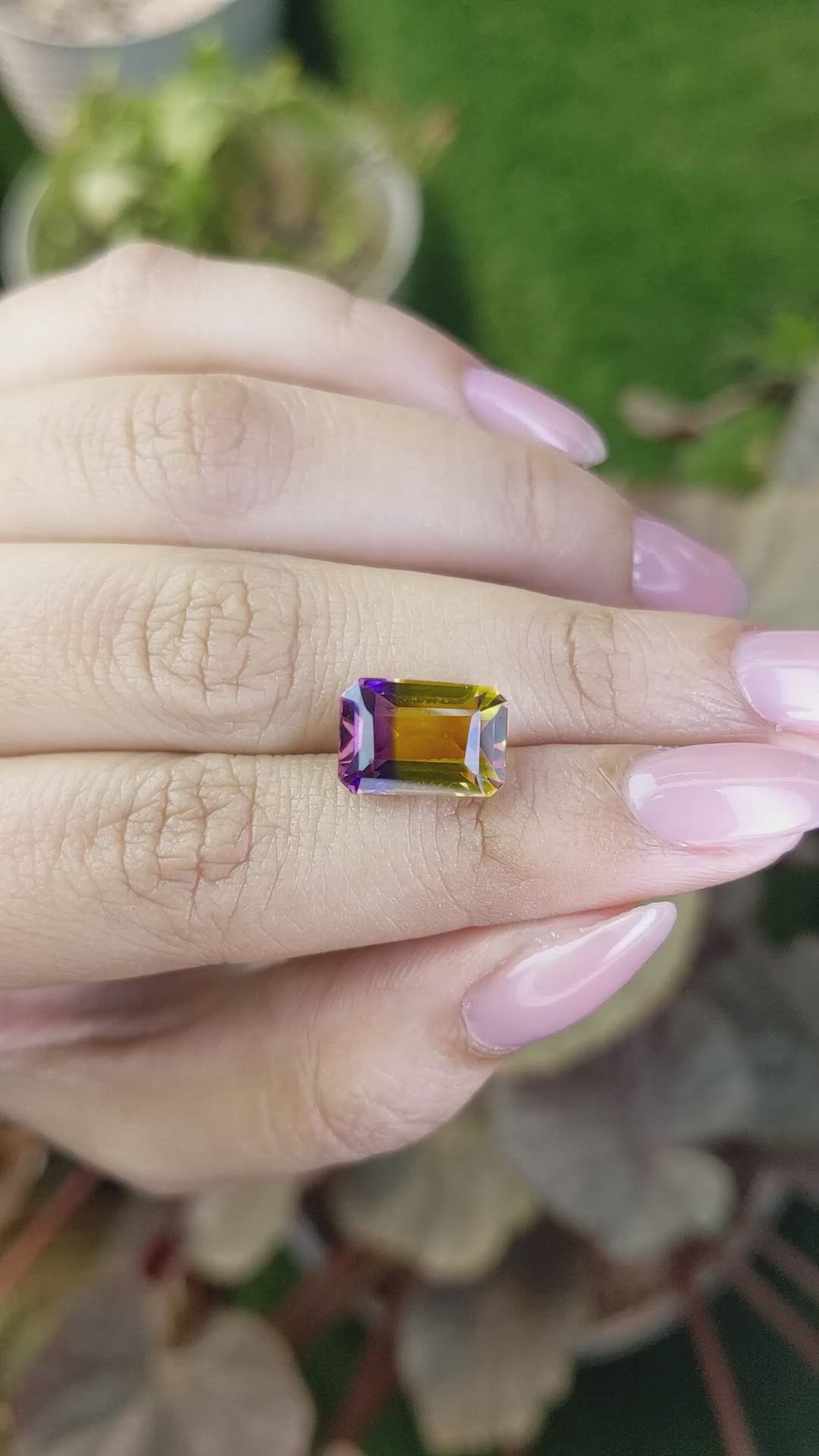 5.48 Ct. Bi Color Ametrine from Brazil Size Video