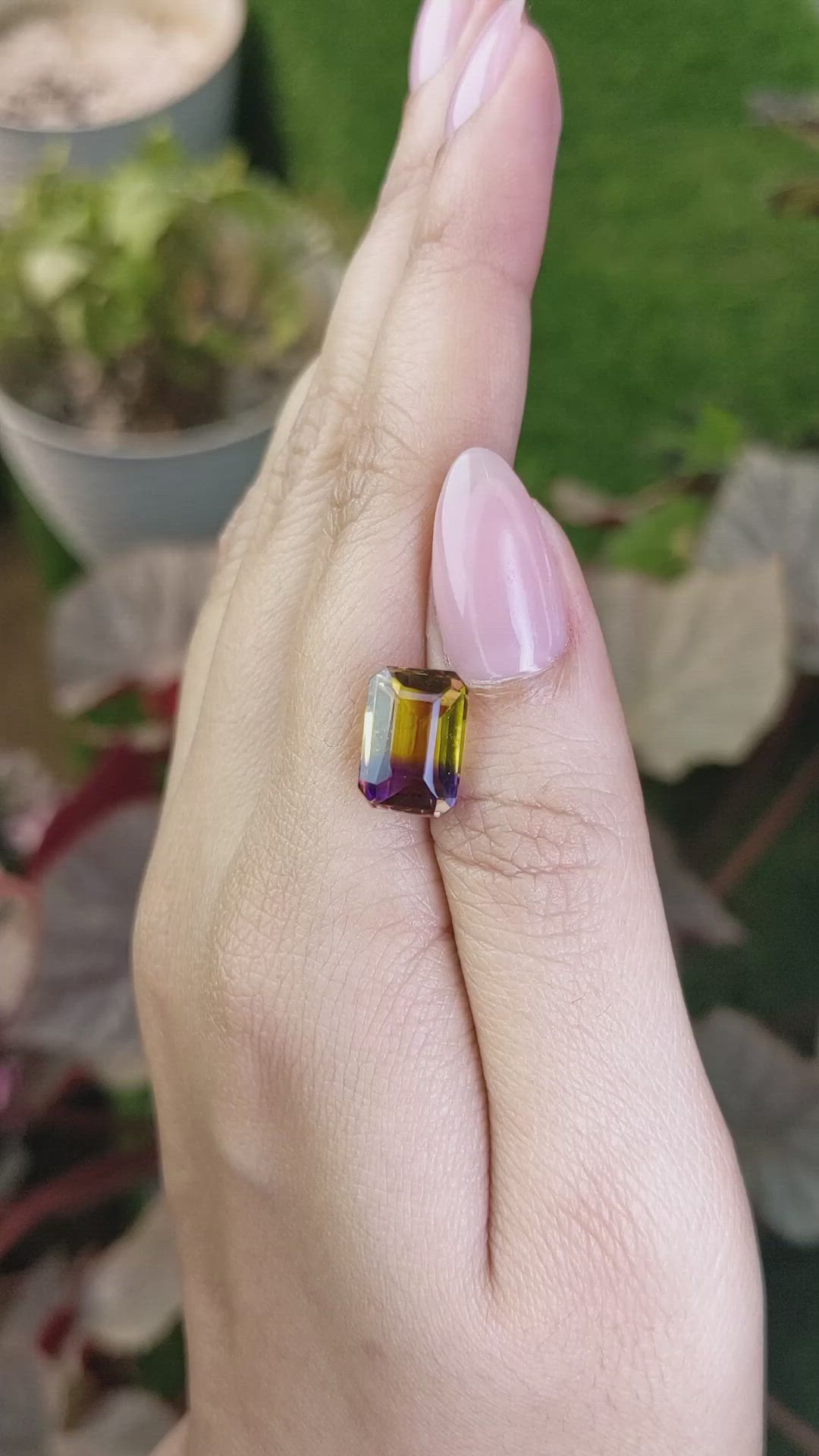 5.03 Ct. Bi Color Ametrine from Brazil Size Video