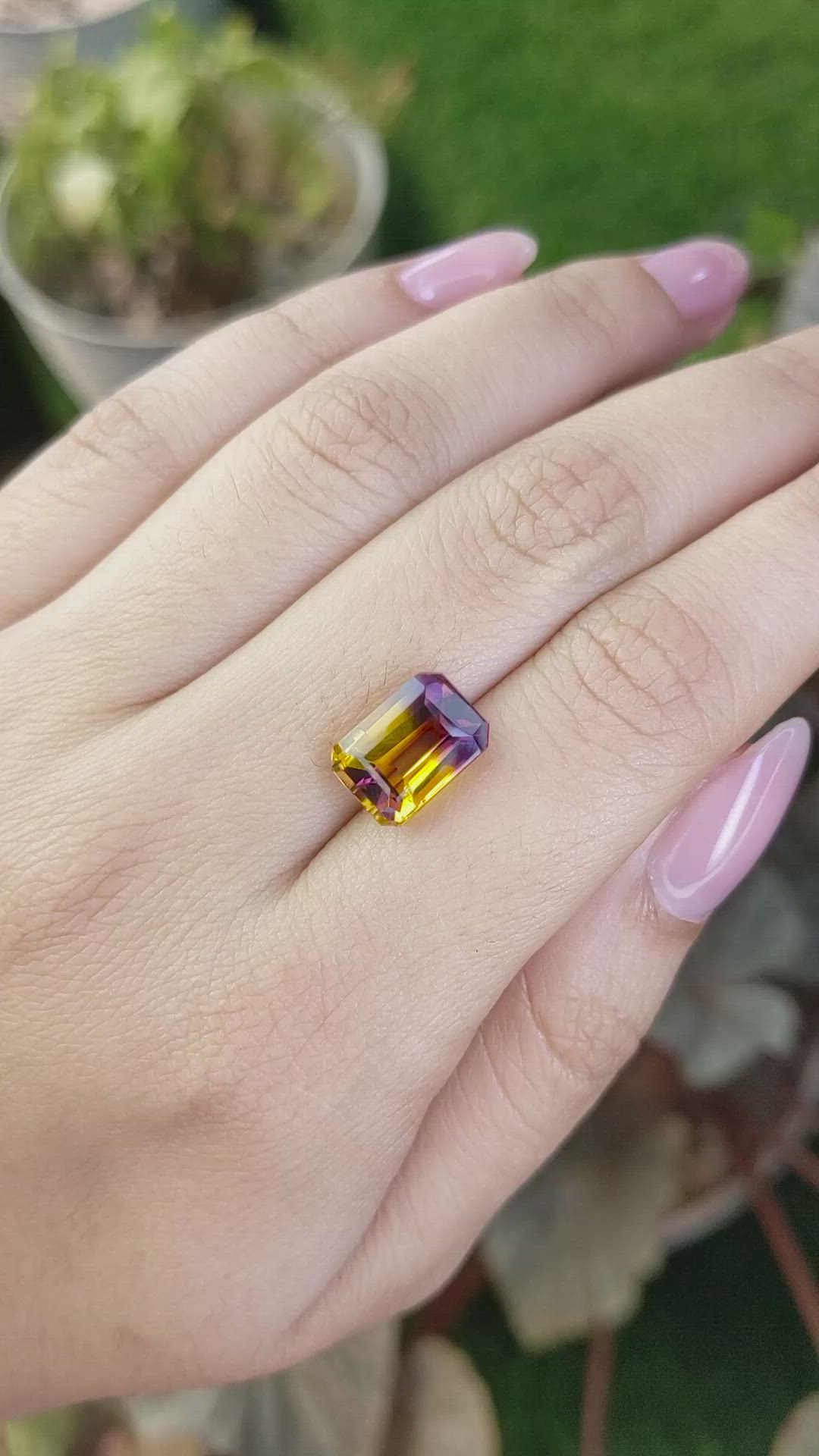 4.55 Ct. Bi Color Ametrine from Brazil Size Video