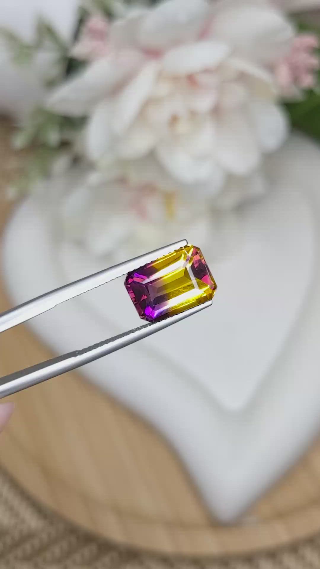 4.55 Ct. Bi Color Ametrine from Brazil Size Video