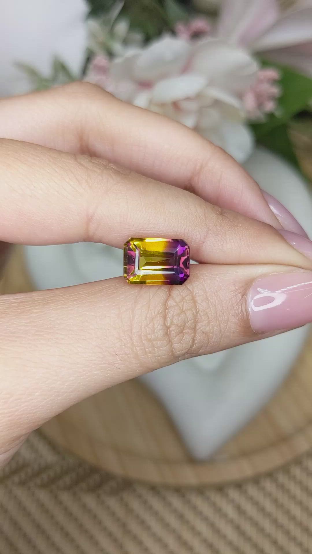 4.55 Ct. Bi Color Ametrine from Brazil Size Video
