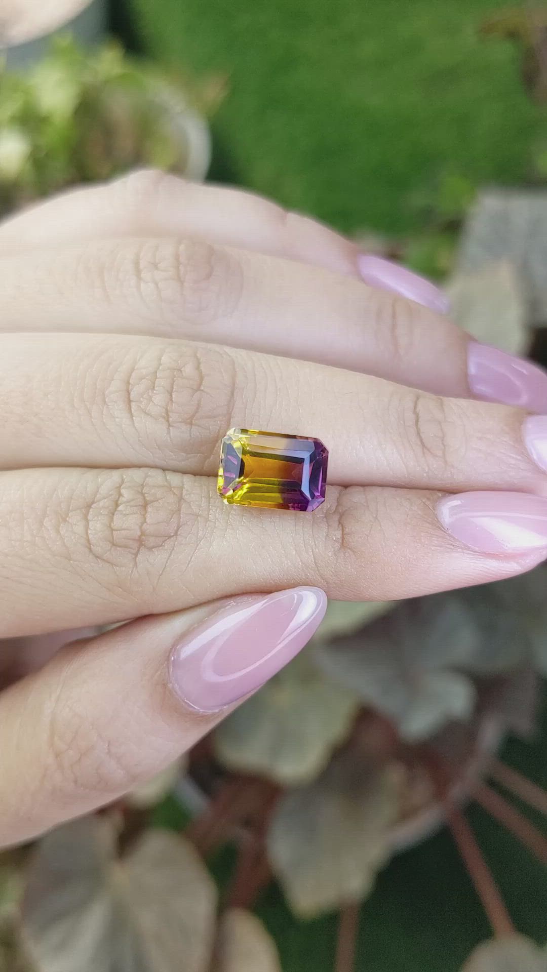 4.55 Ct. Bi Color Ametrine from Brazil Size Video