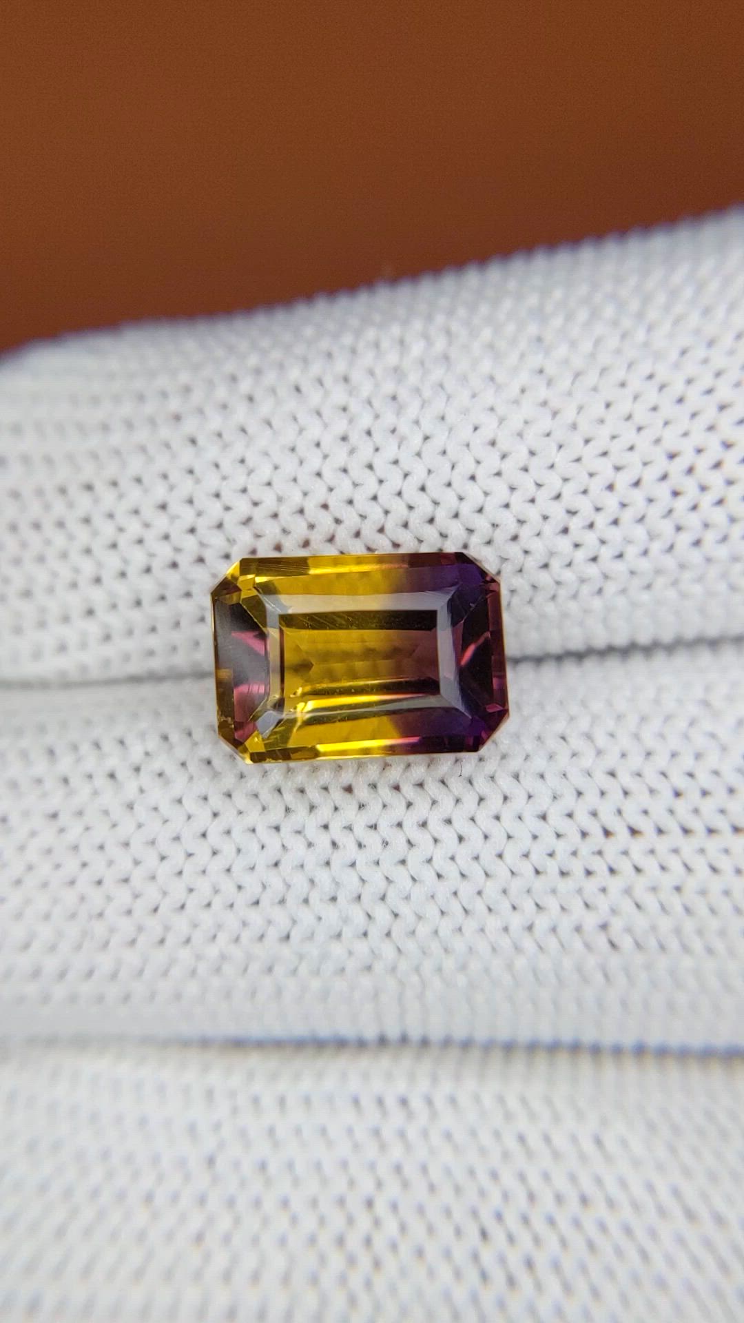 4.55 Ct. Bi Color Ametrine from Brazil Size Video