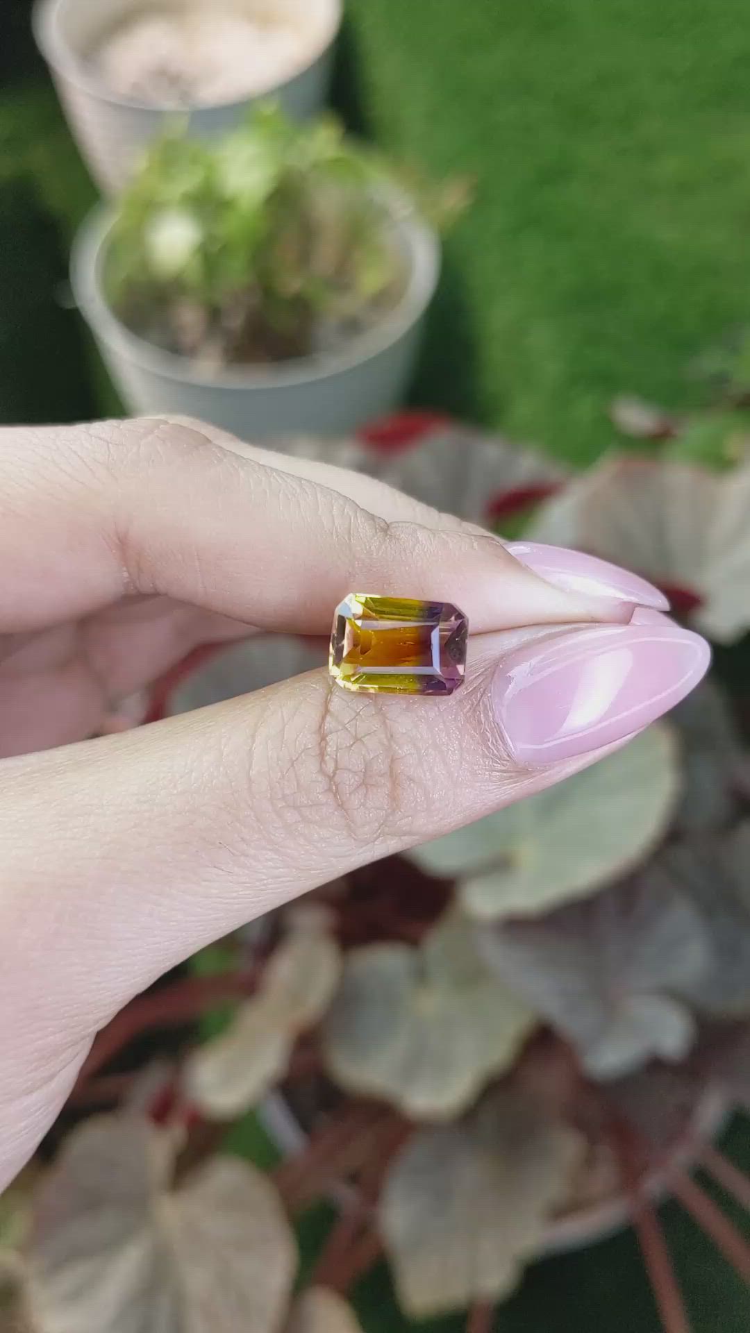 4.70 Ct. Bi Color Ametrine from Brazil Size Video