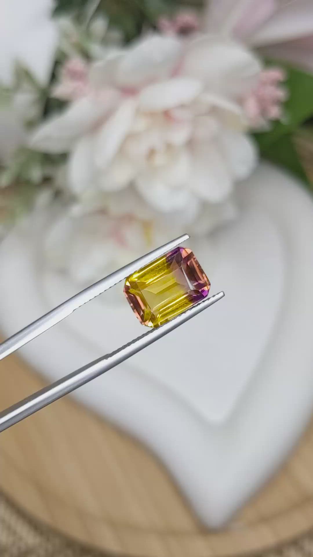 4.85 Ct. Bi Color Ametrine from Brazil Size Video