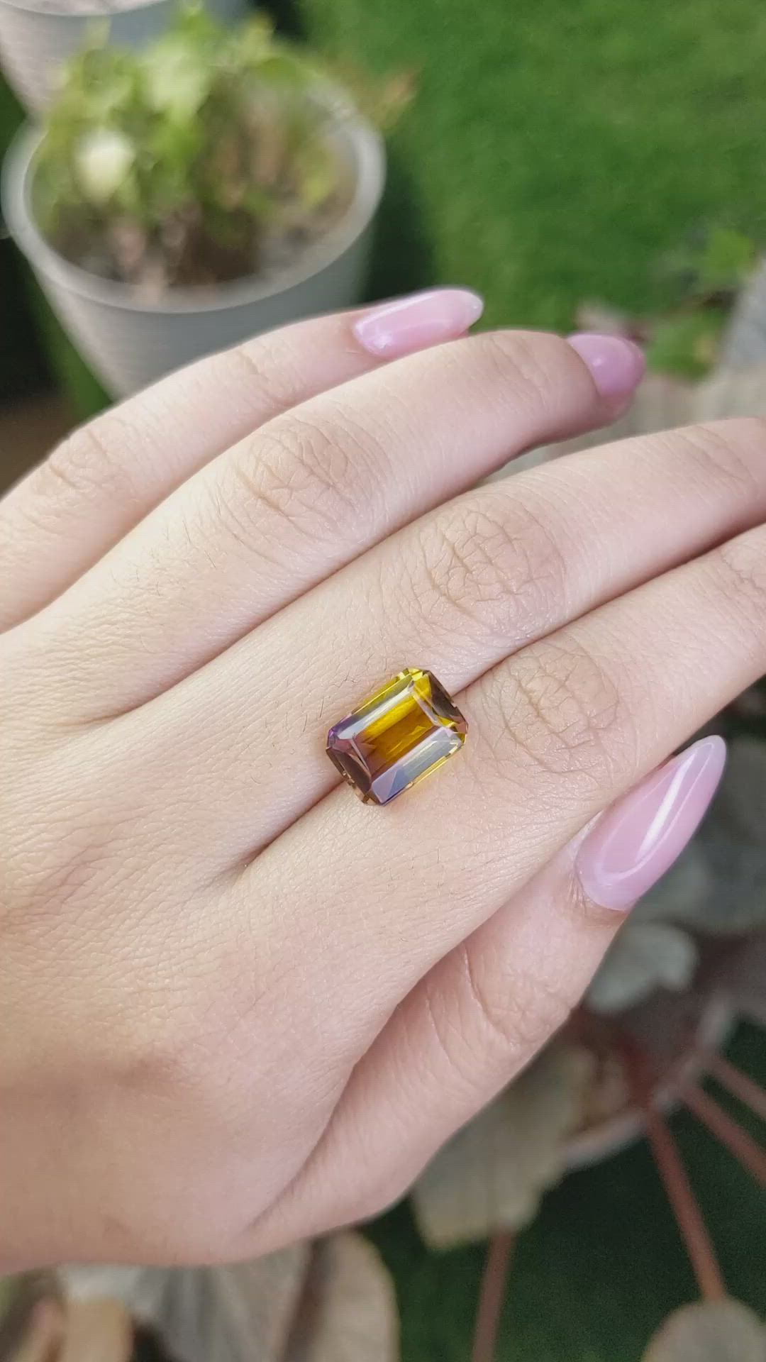 4.85 Ct. Bi Color Ametrine from Brazil Size Video