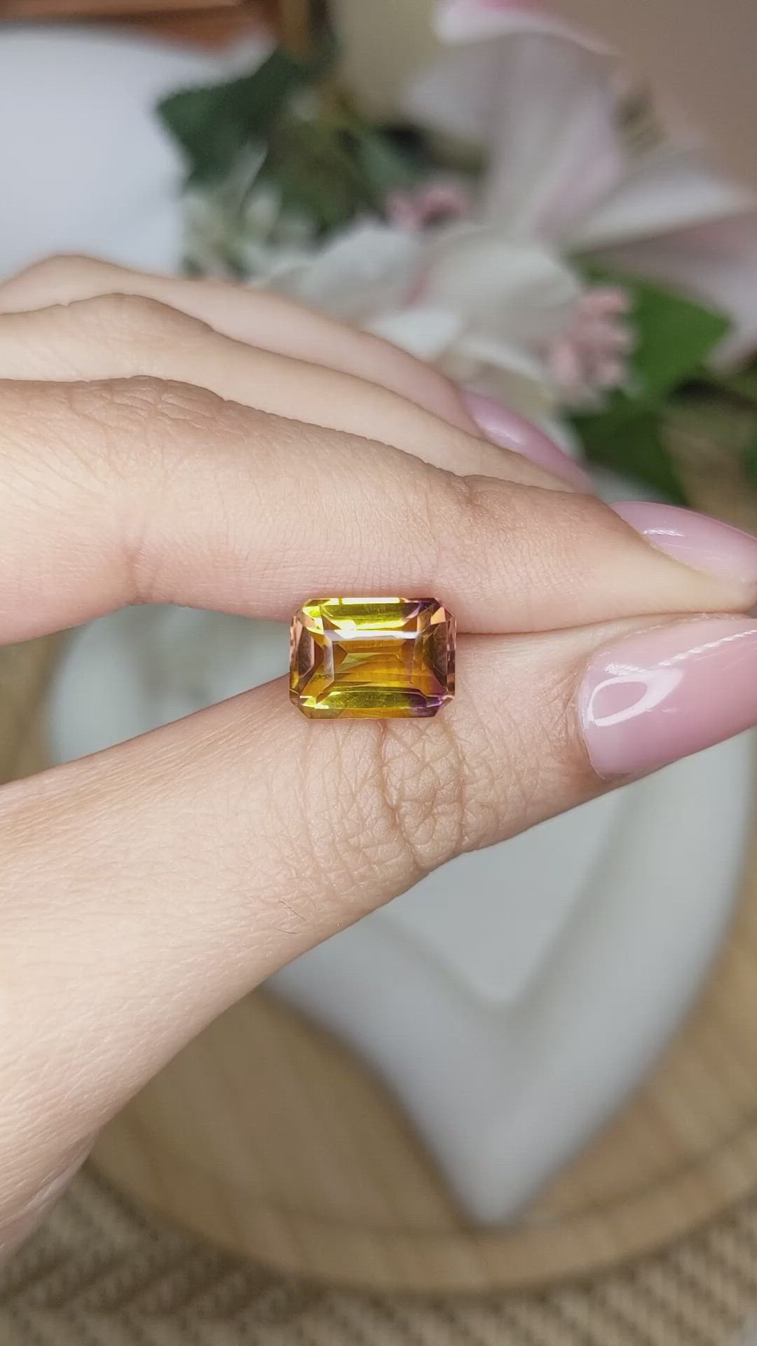 4.26 Ct. Bi Color Ametrine from Brazil Size Video
