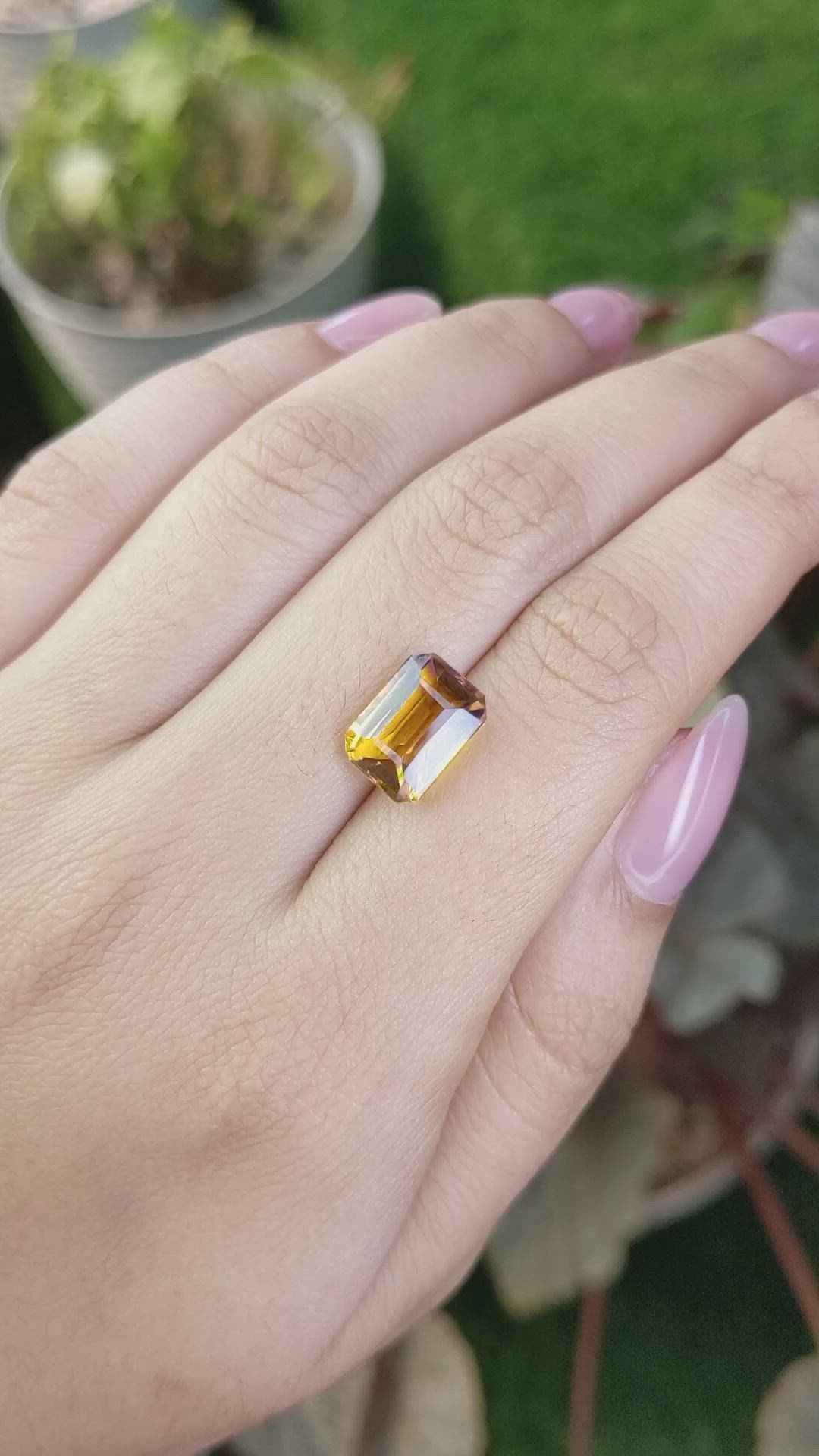 4.26 Ct. Bi Color Ametrine from Brazil Size Video