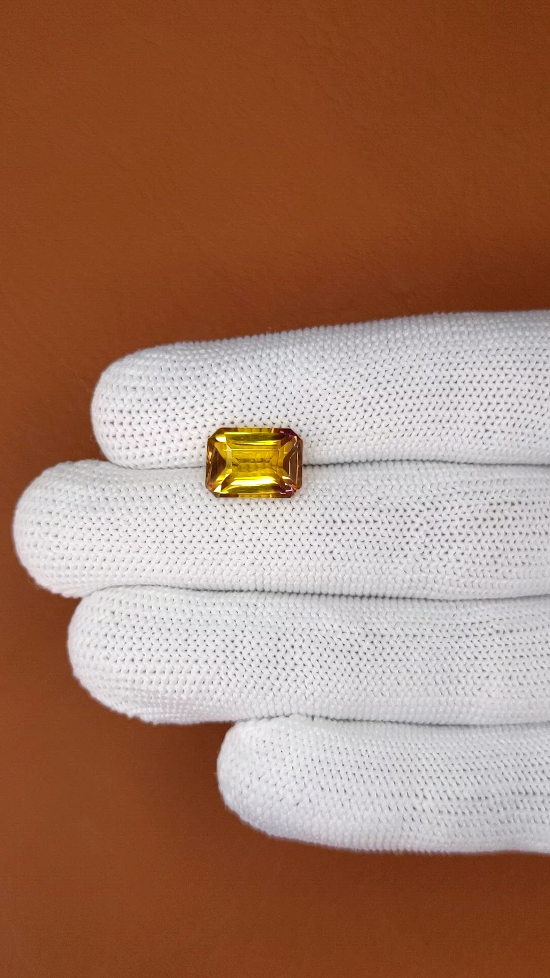 4.26 Ct. Bi Color Ametrine from Brazil Size Video