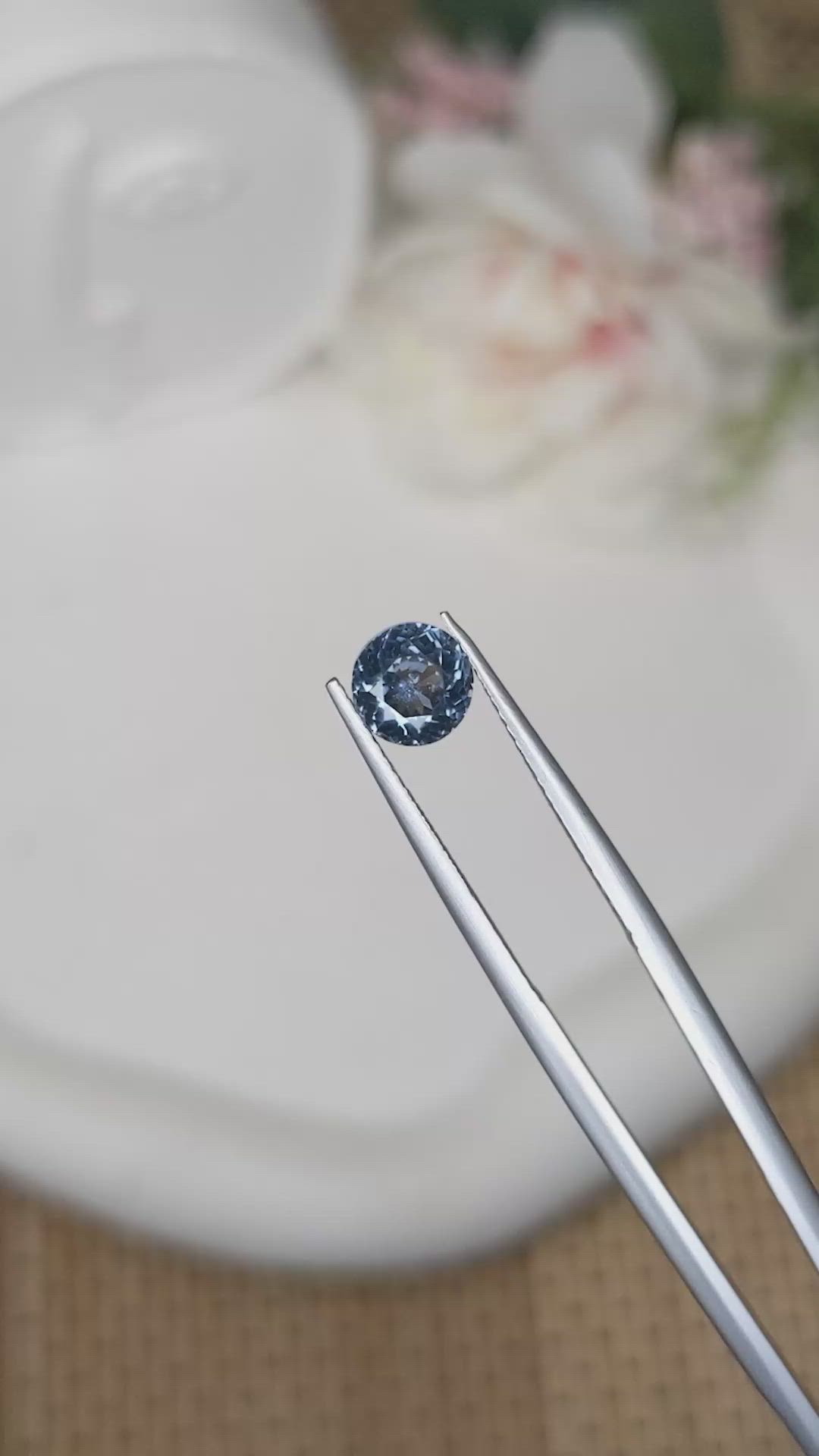 1.16 Ct. Blue Spinel from Ceylon (Sri Lanka) Size Video